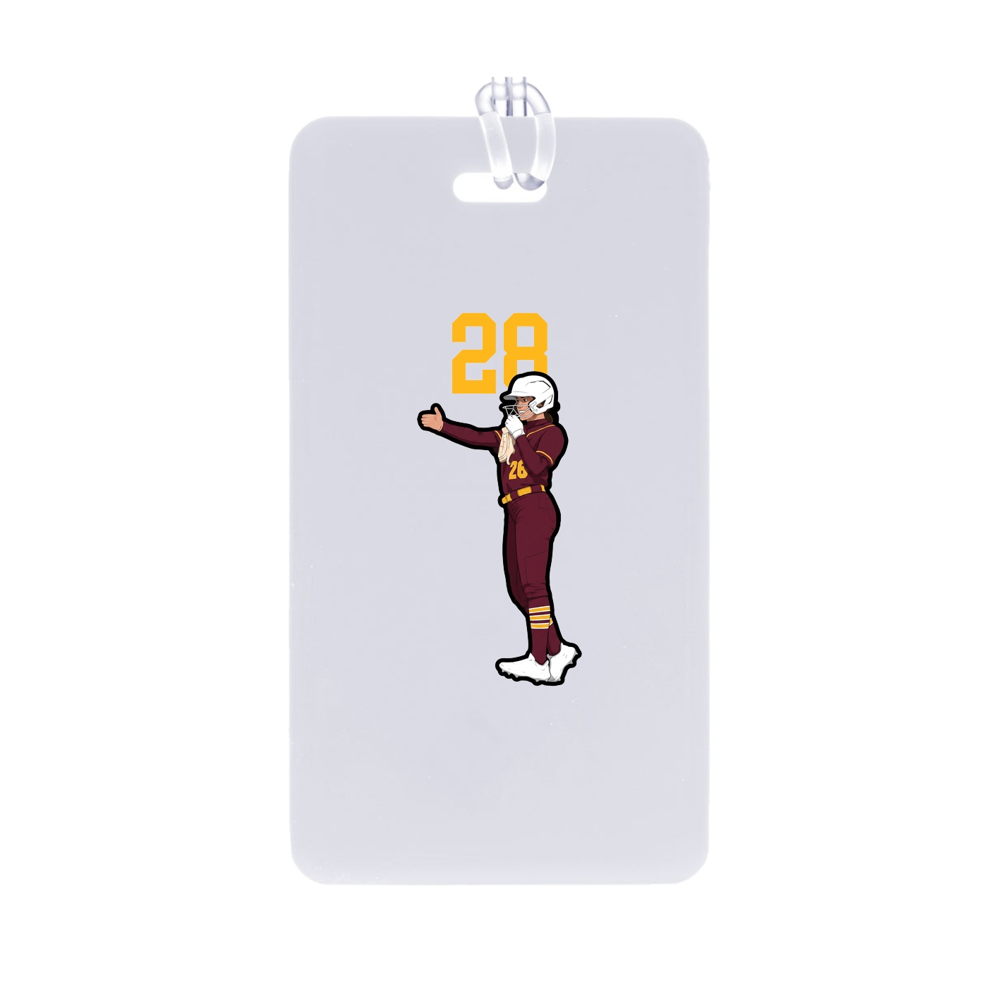 Bag Tag — Number Top in Classic