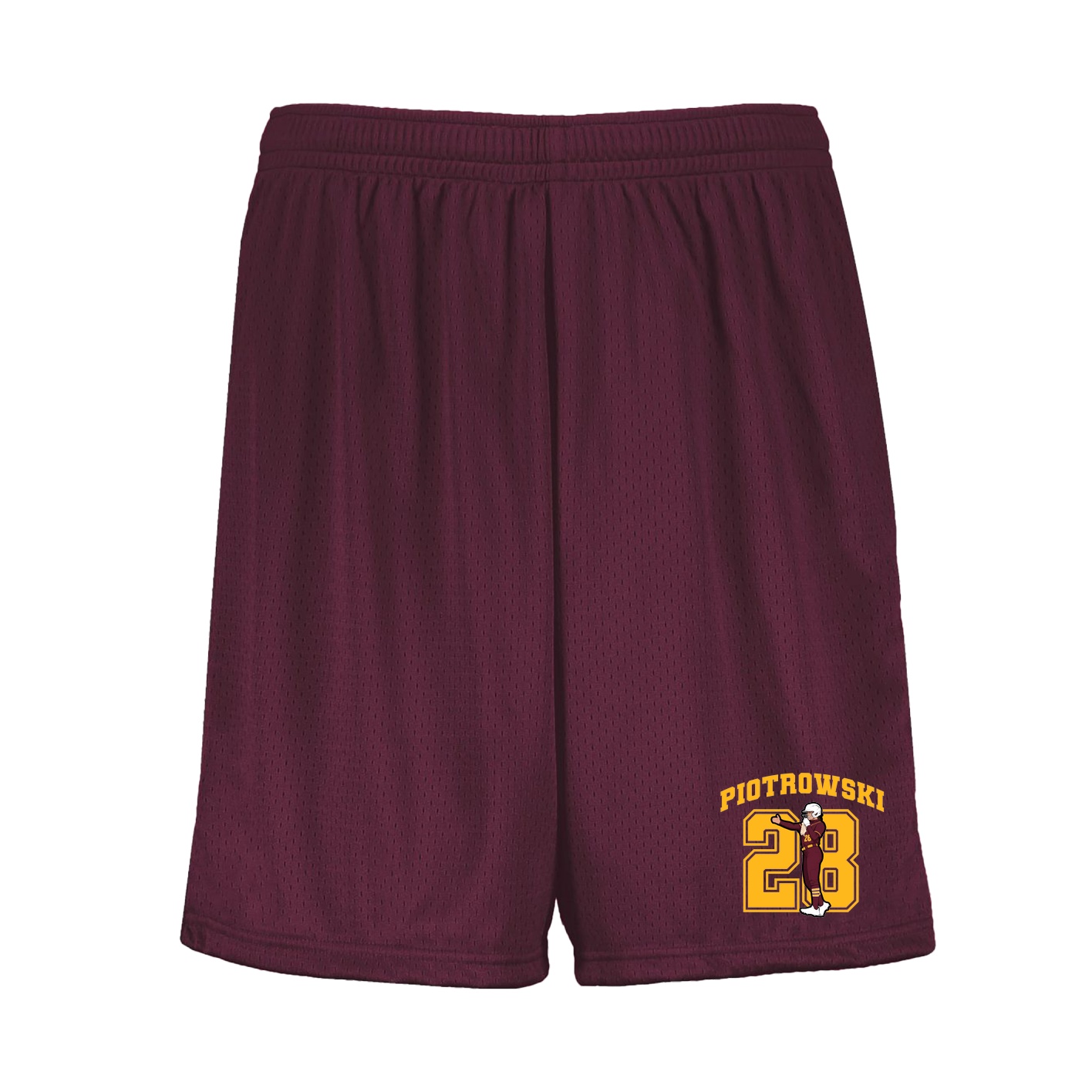 Shorts — Number in Maroon
