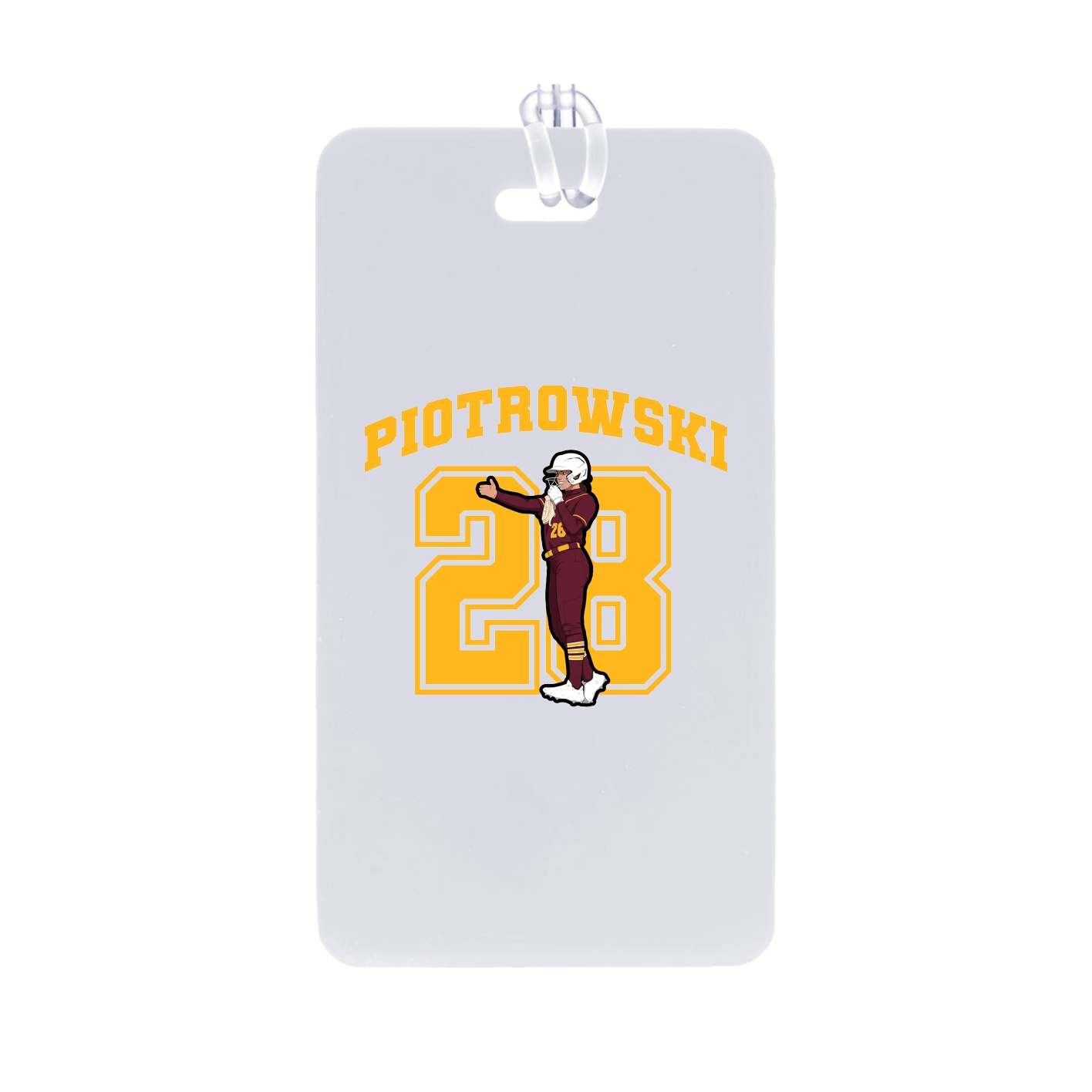 Bag Tag — Number in Classic