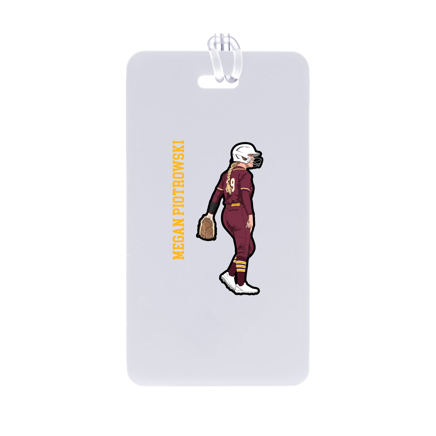 Bag Tag — Name Vertical in Classic