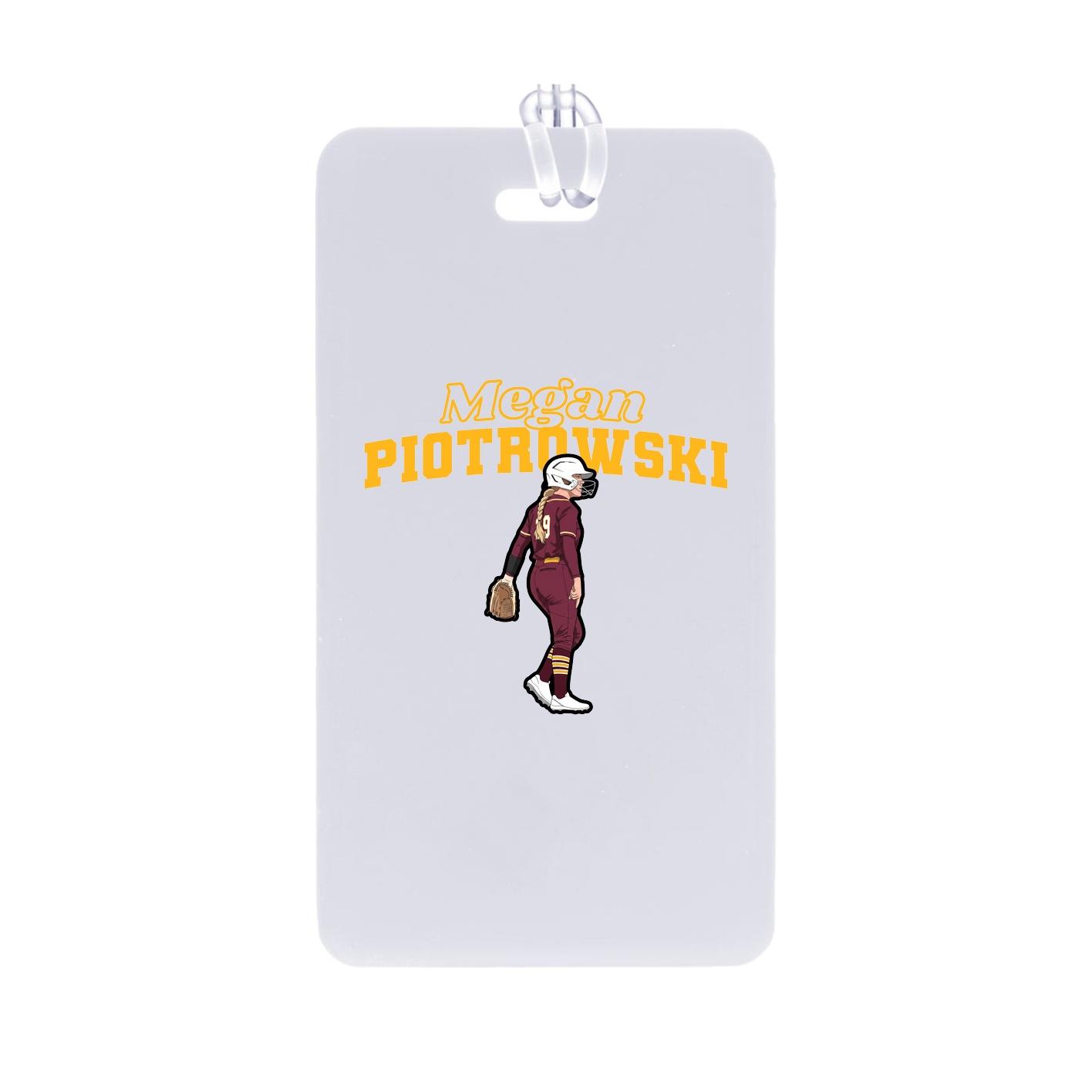 Bag Tag — Name Arch in Classic