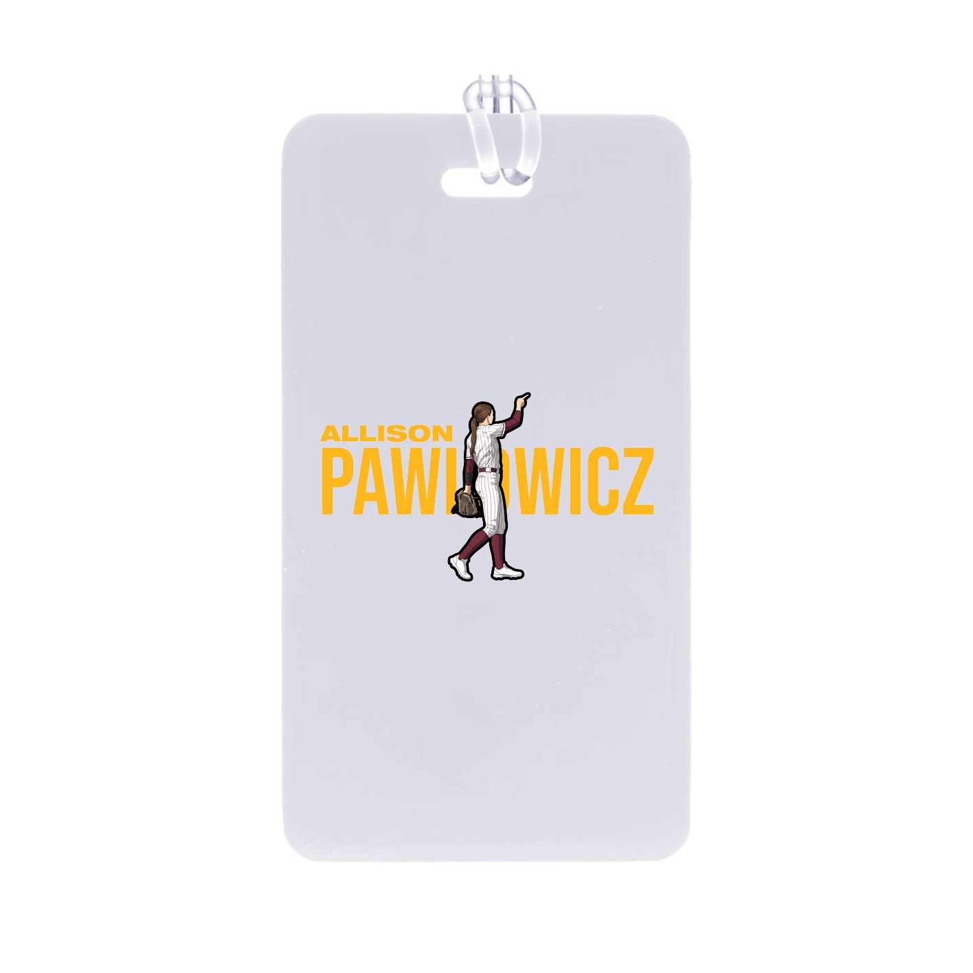 Bag Tag — Player Name in Classic