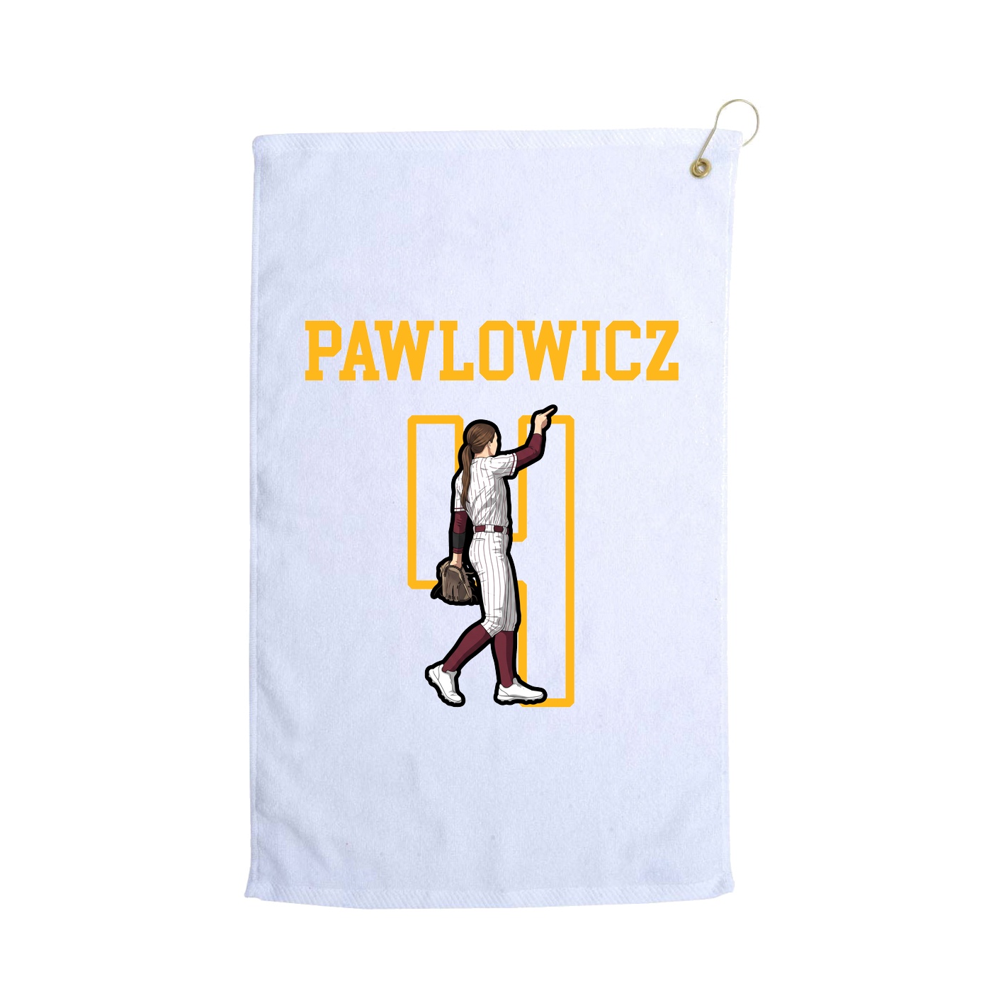 Golf Towel — Shirsey in White