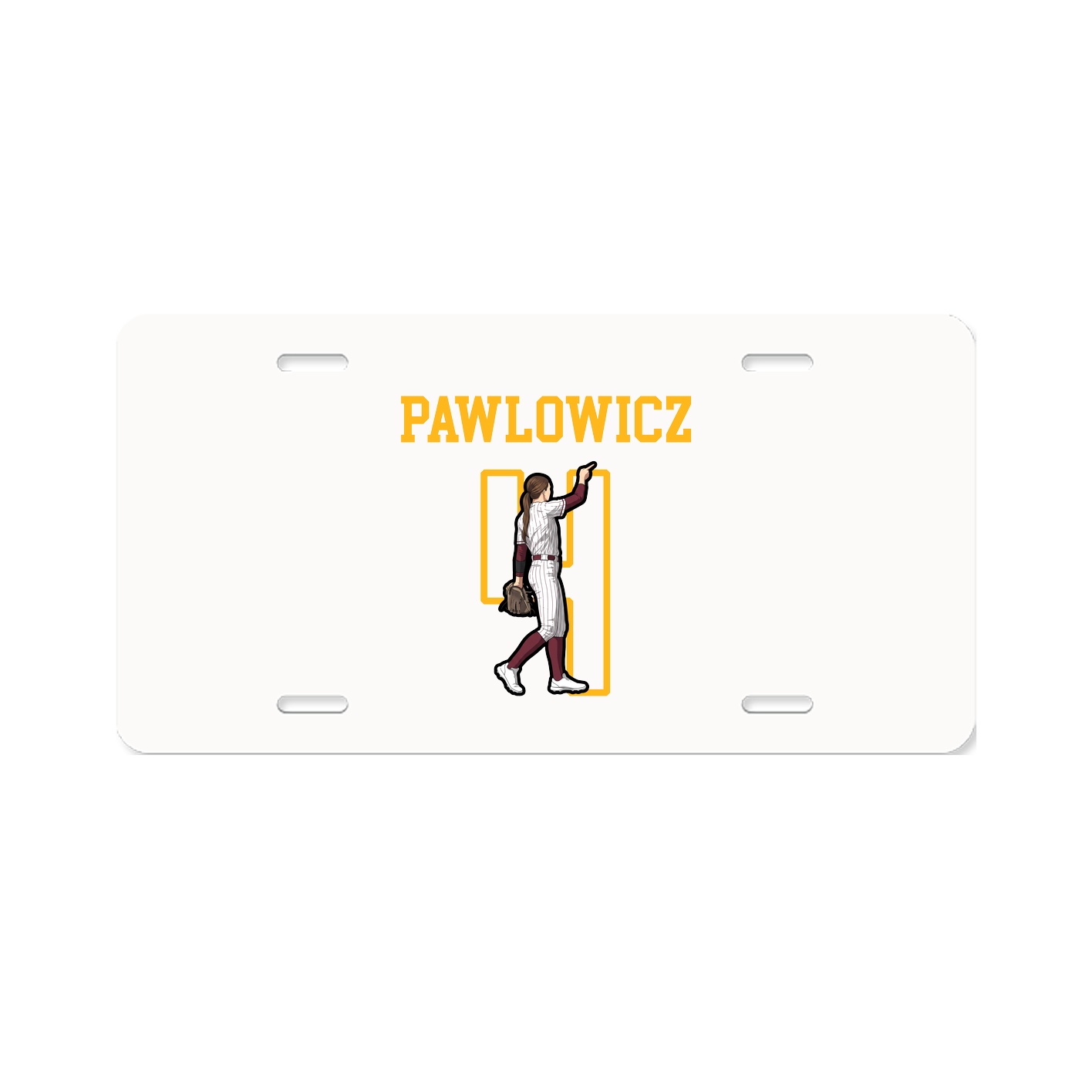 License Plate — Shirsey in Classic