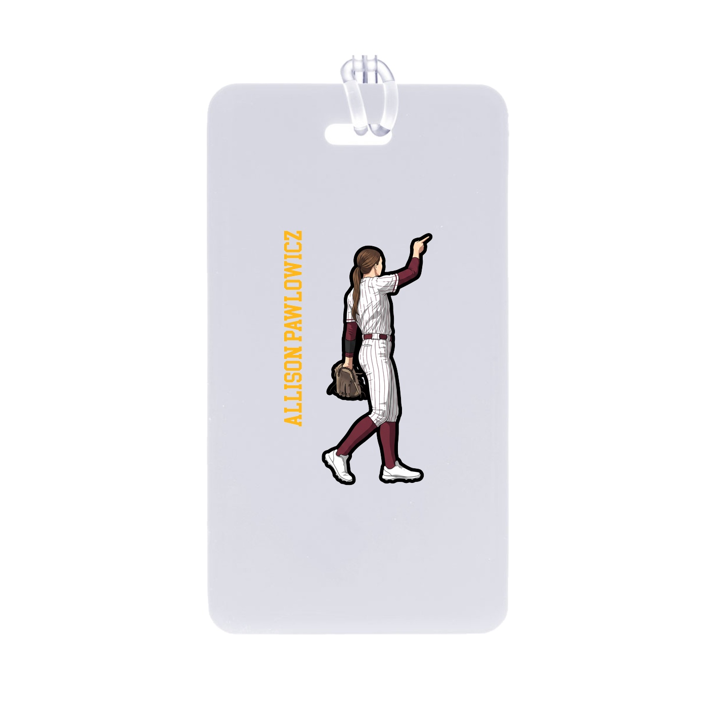 Bag Tag — Name Vertical in Classic