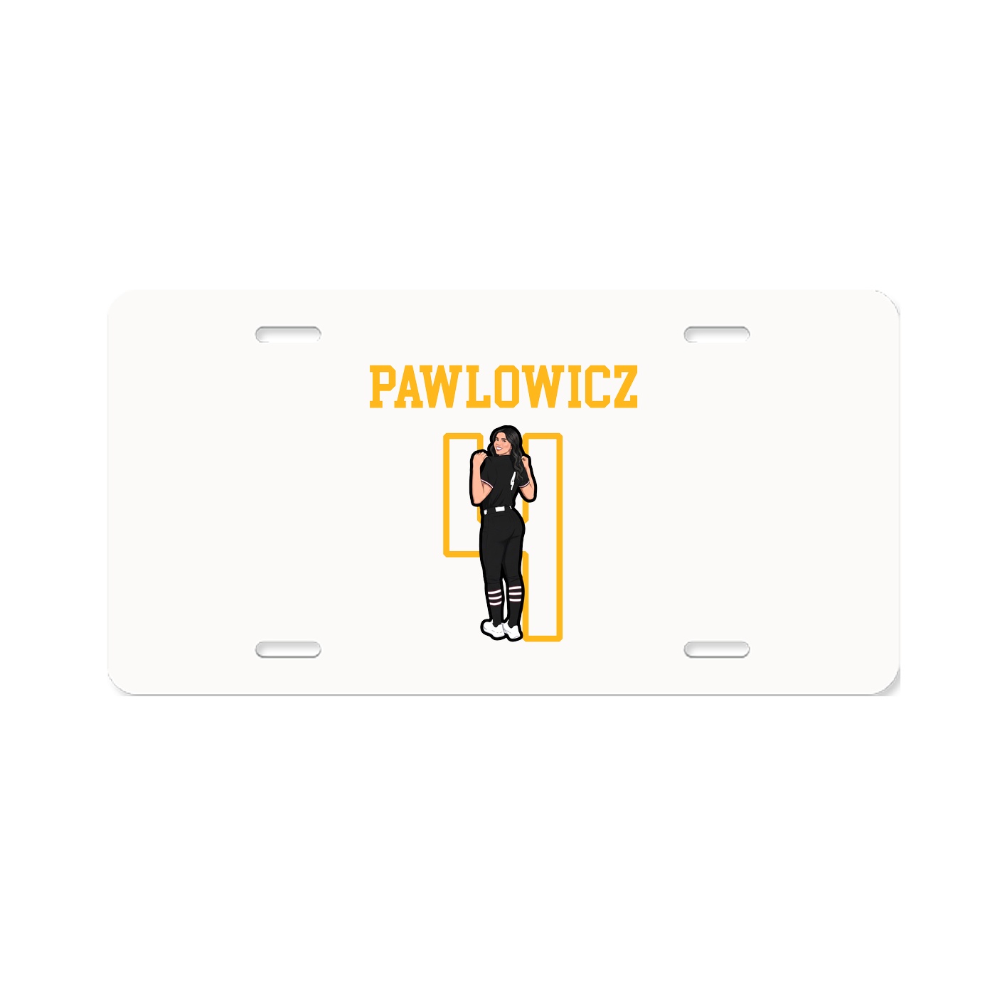 License Plate — Shirsey in Classic