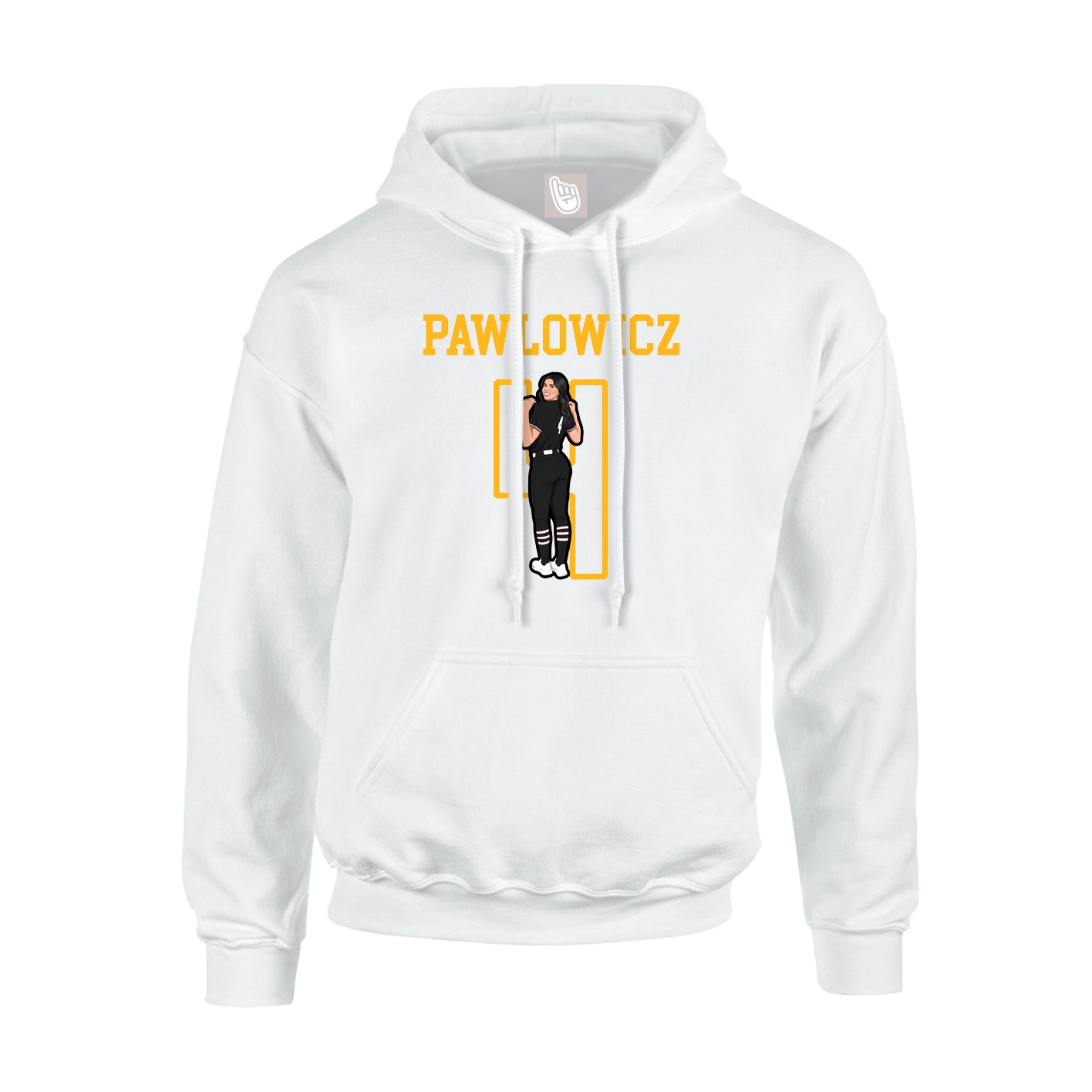 Youth Hoodie — Shirsey in White