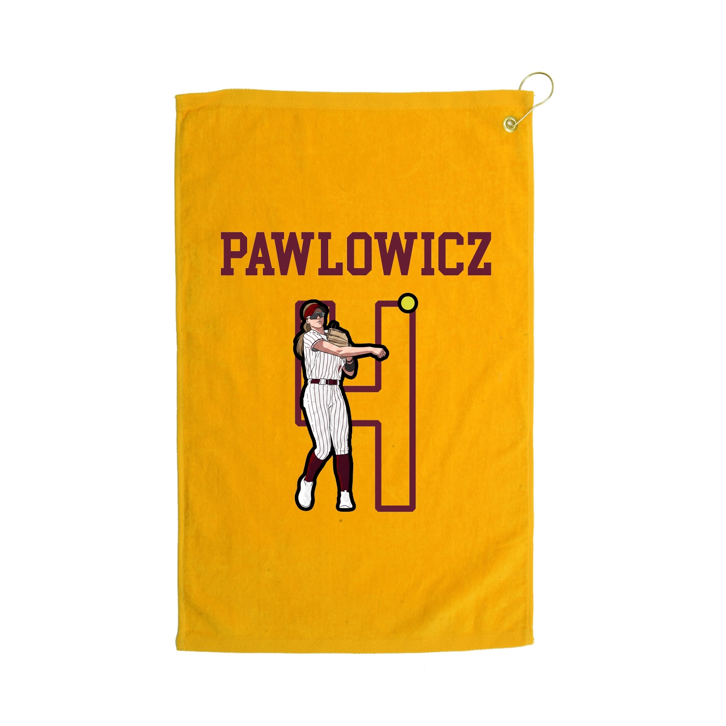 Golf Towel — Shirsey in Gold