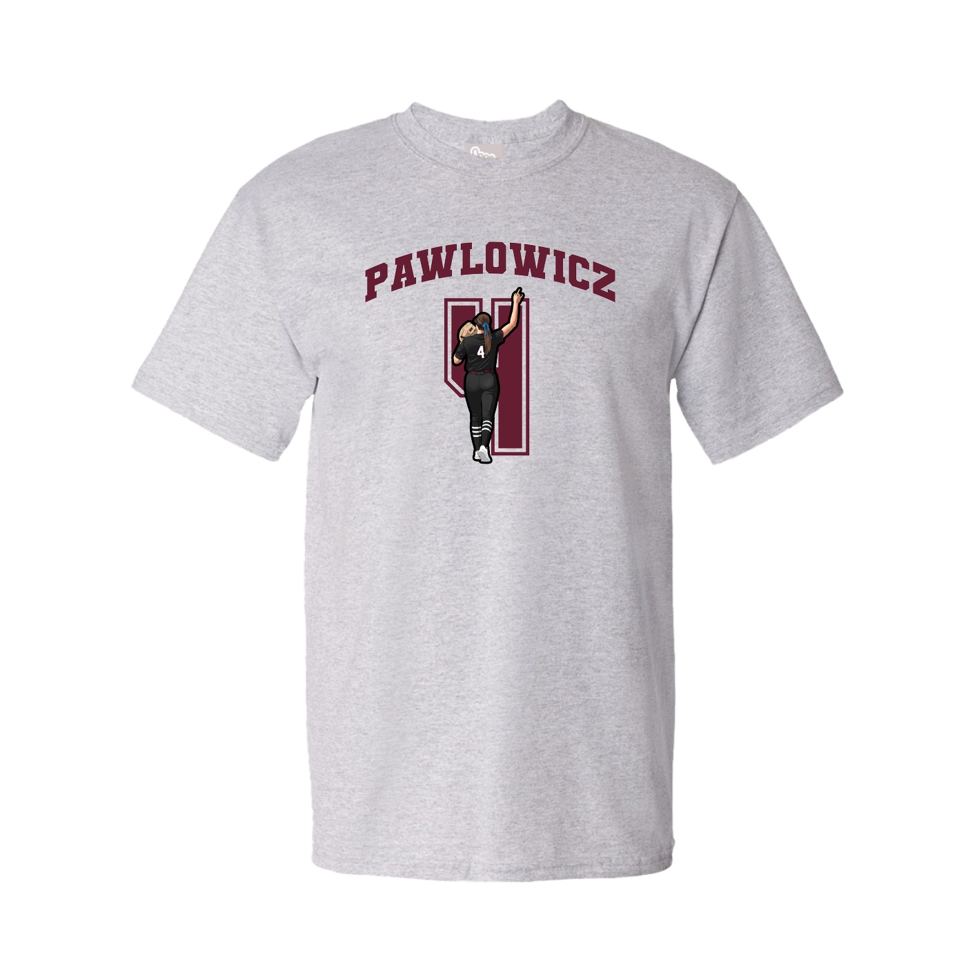 Tee — Number in Grey