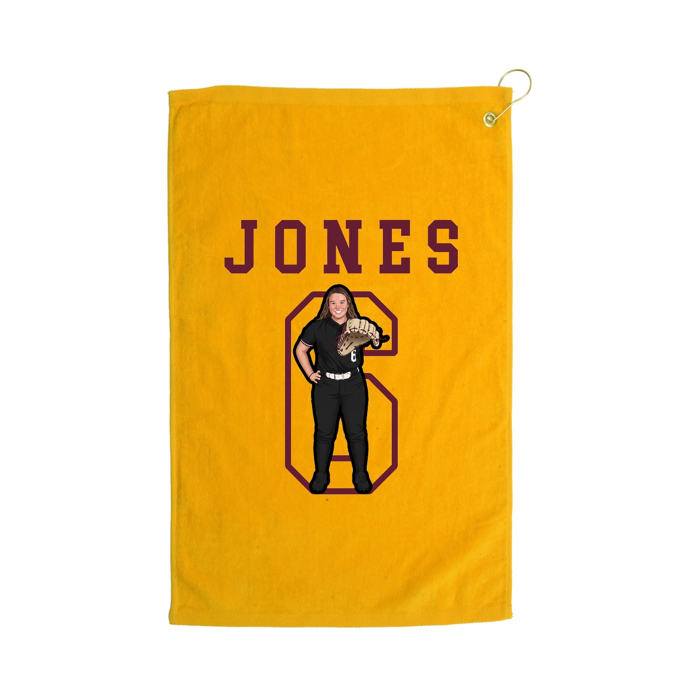 Golf Towel — Shirsey in Gold
