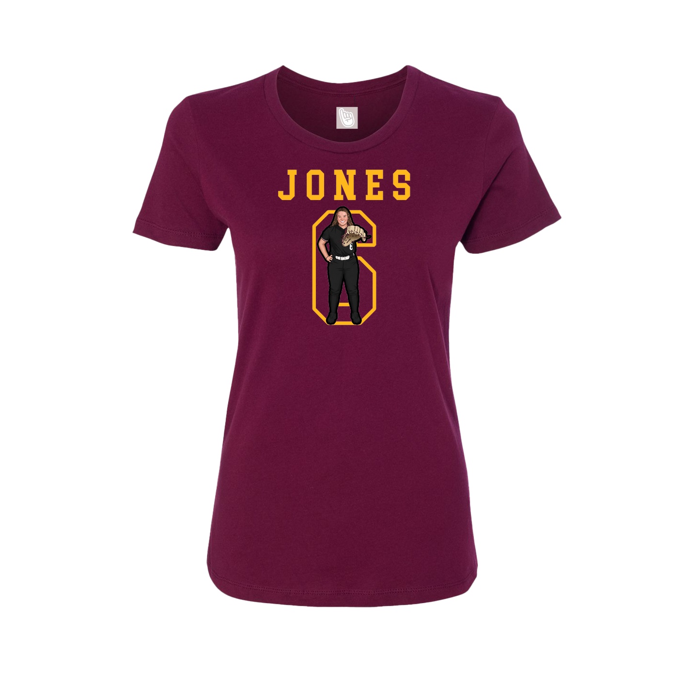Womens Tee — Shirsey in Maroon