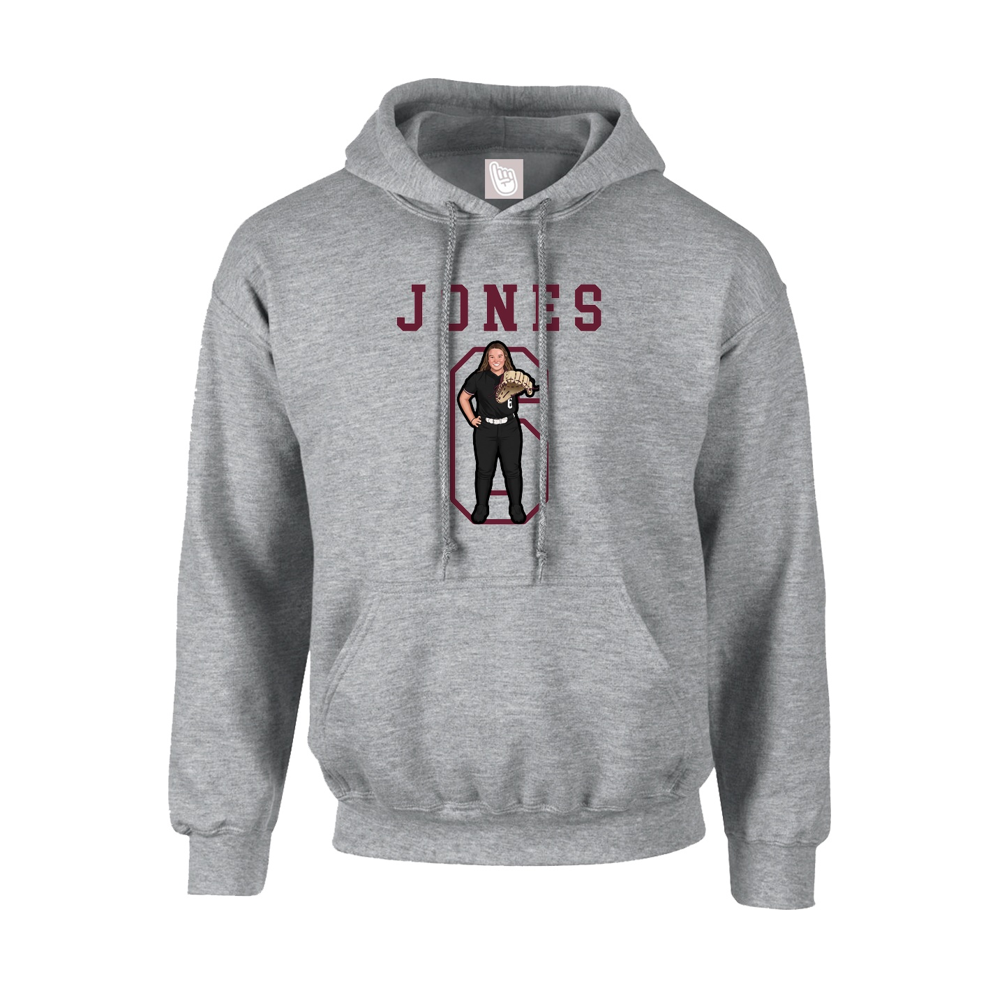 Hoodie — Shirsey in Grey