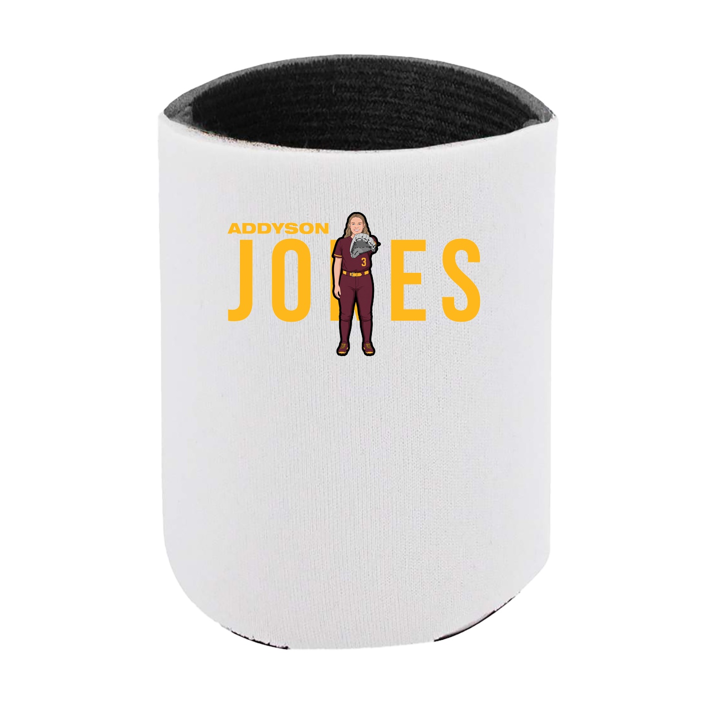 Can Holder — Player Name in White