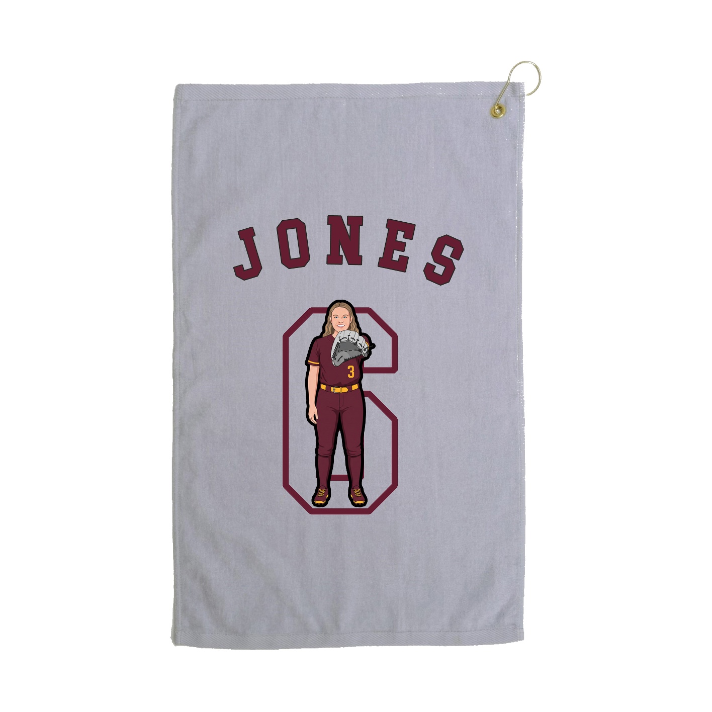 Golf Towel — Shirsey Arch in Grey