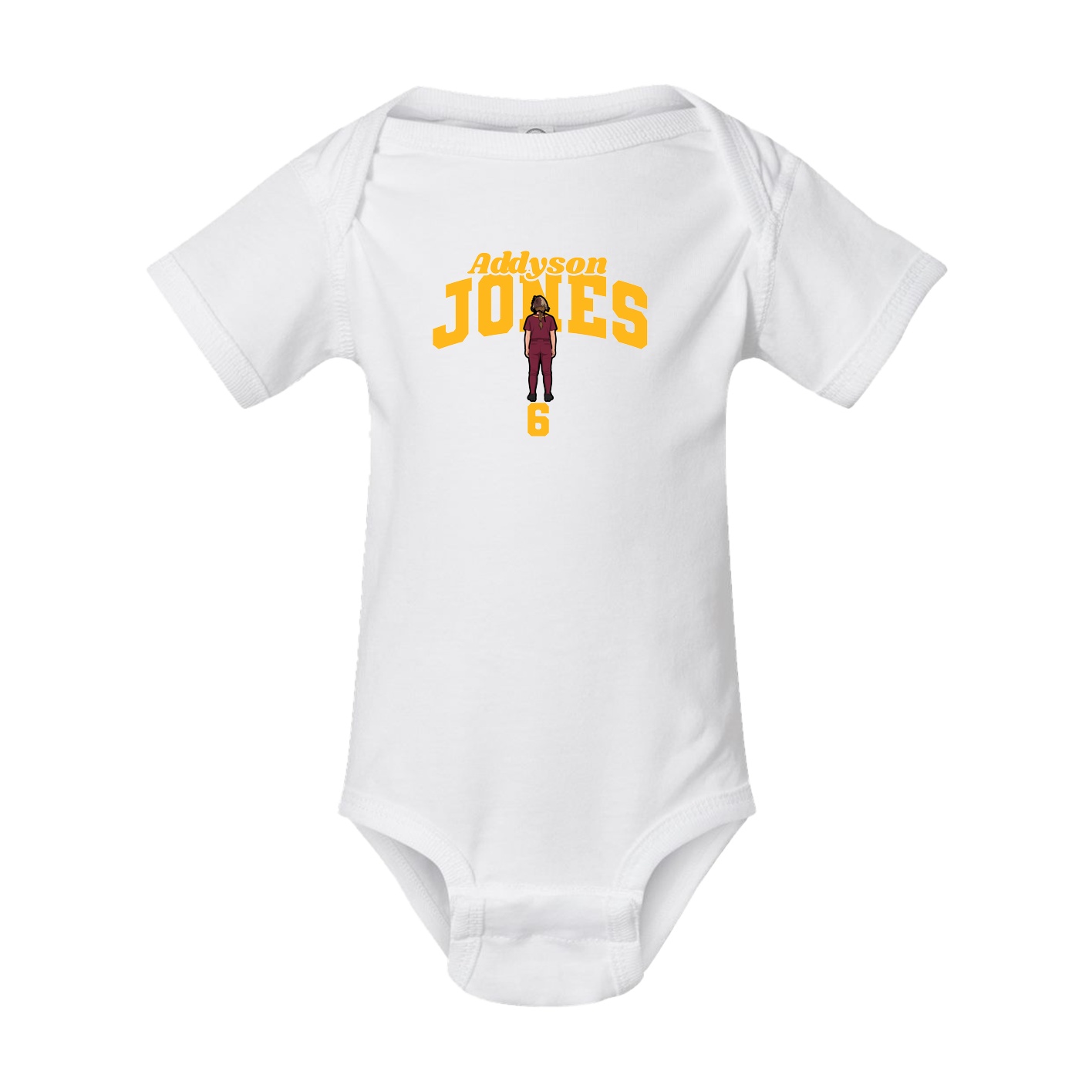 Baby Onesie — Signature Arch in White