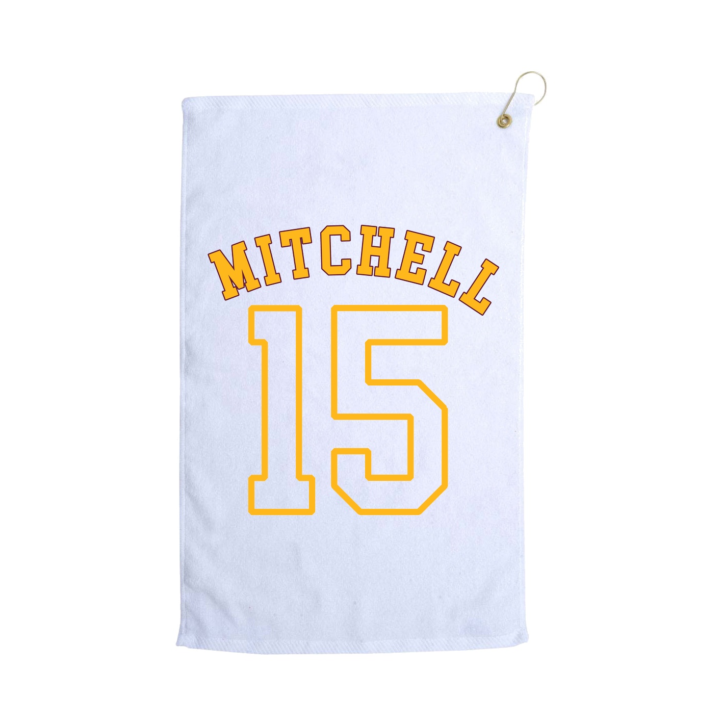 Golf Towel — Shirsey Arch in White