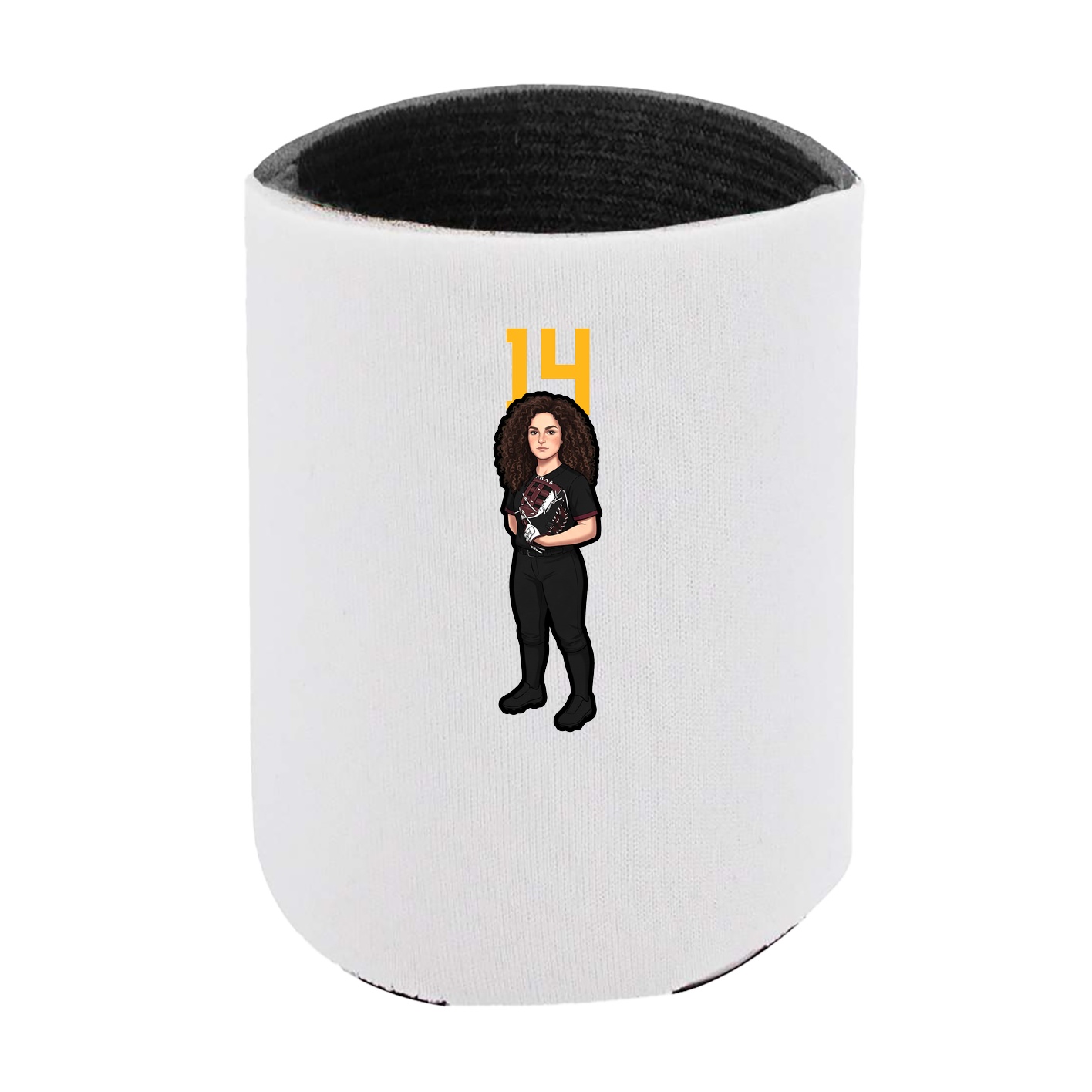 Can Holder — Number Top in White