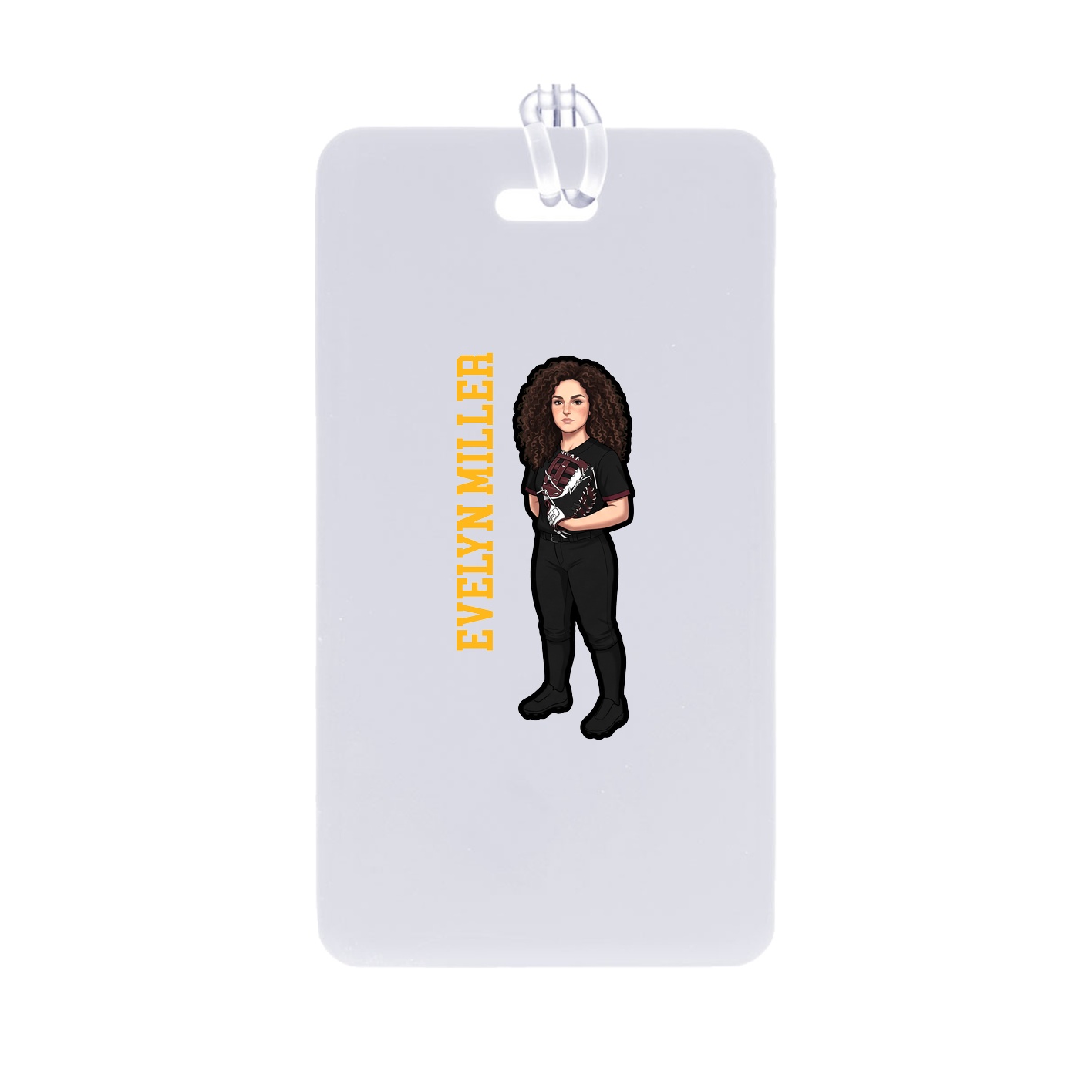Bag Tag — Name Vertical in Classic