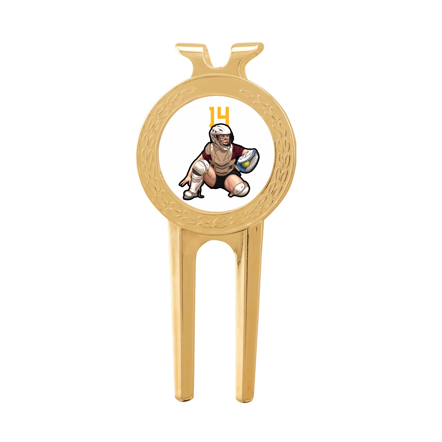 Divot Tool with Ball Marker — Number Top in Classic