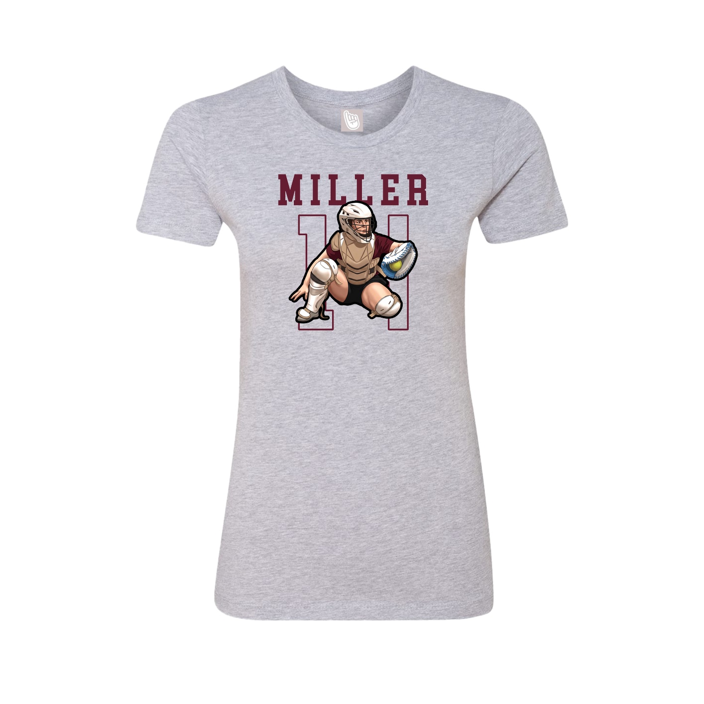 Fitted Women's Tee — Shirsey in Grey