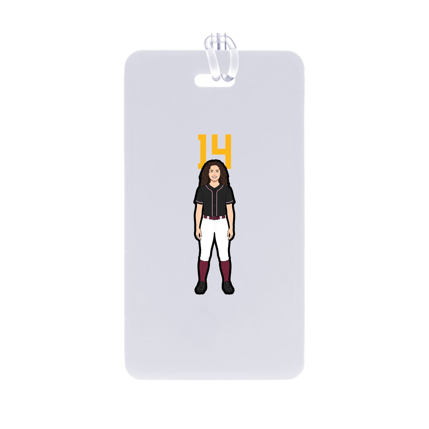 Bag Tag — Number Top in Classic