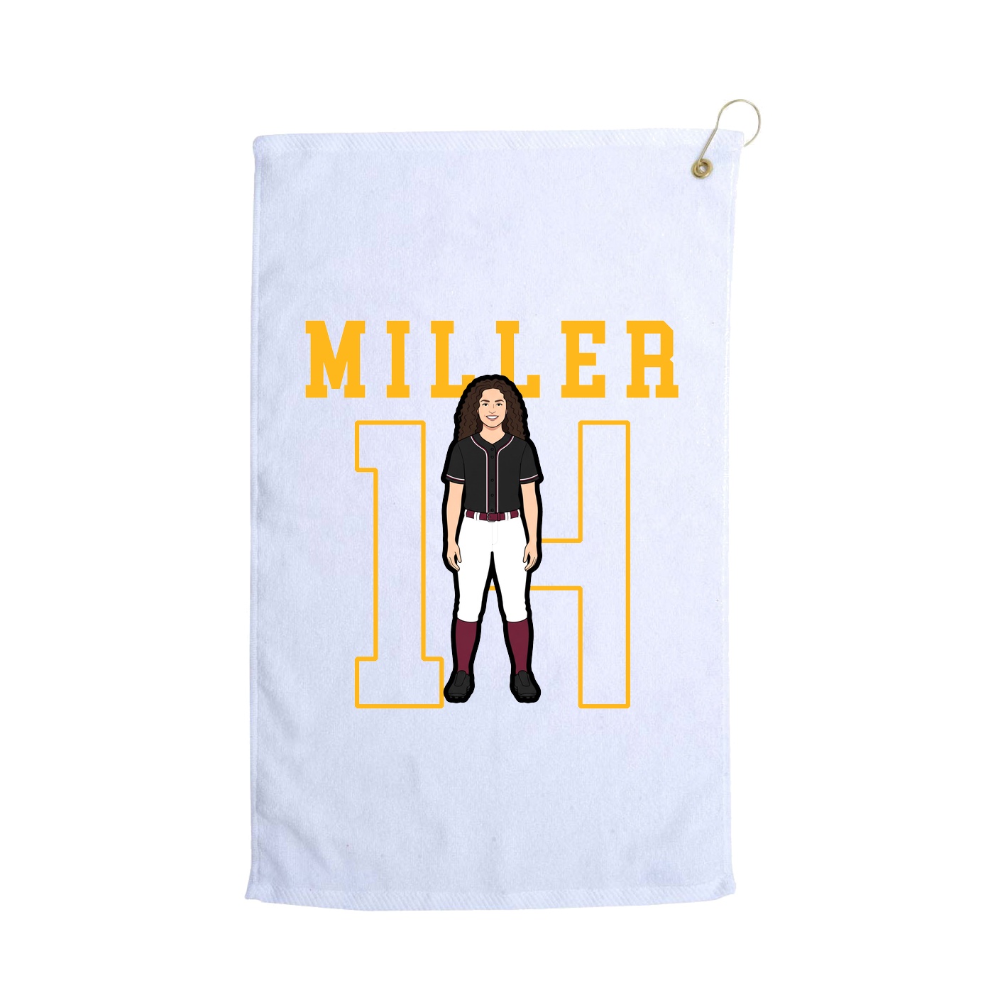 Golf Towel — Shirsey in White