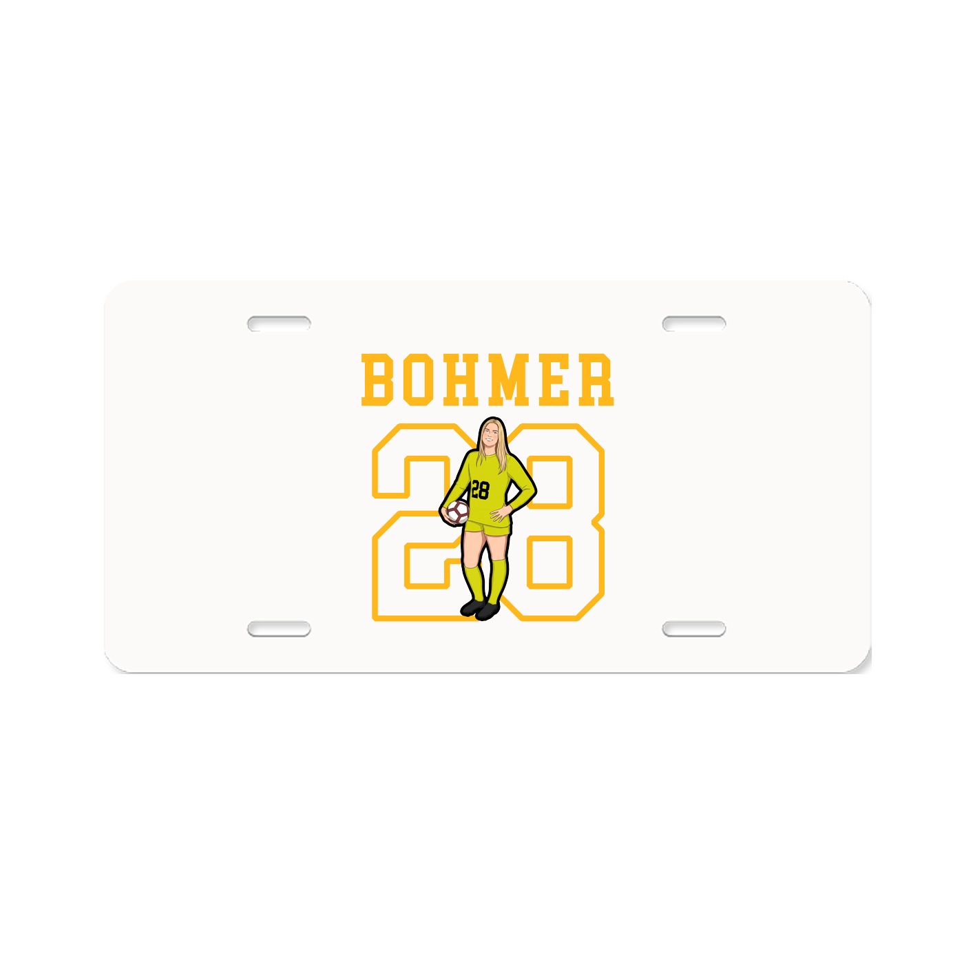 License Plate — Shirsey in Classic