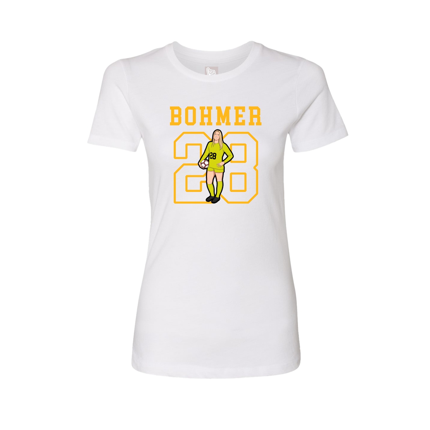 Fitted Women's Tee — Shirsey in White