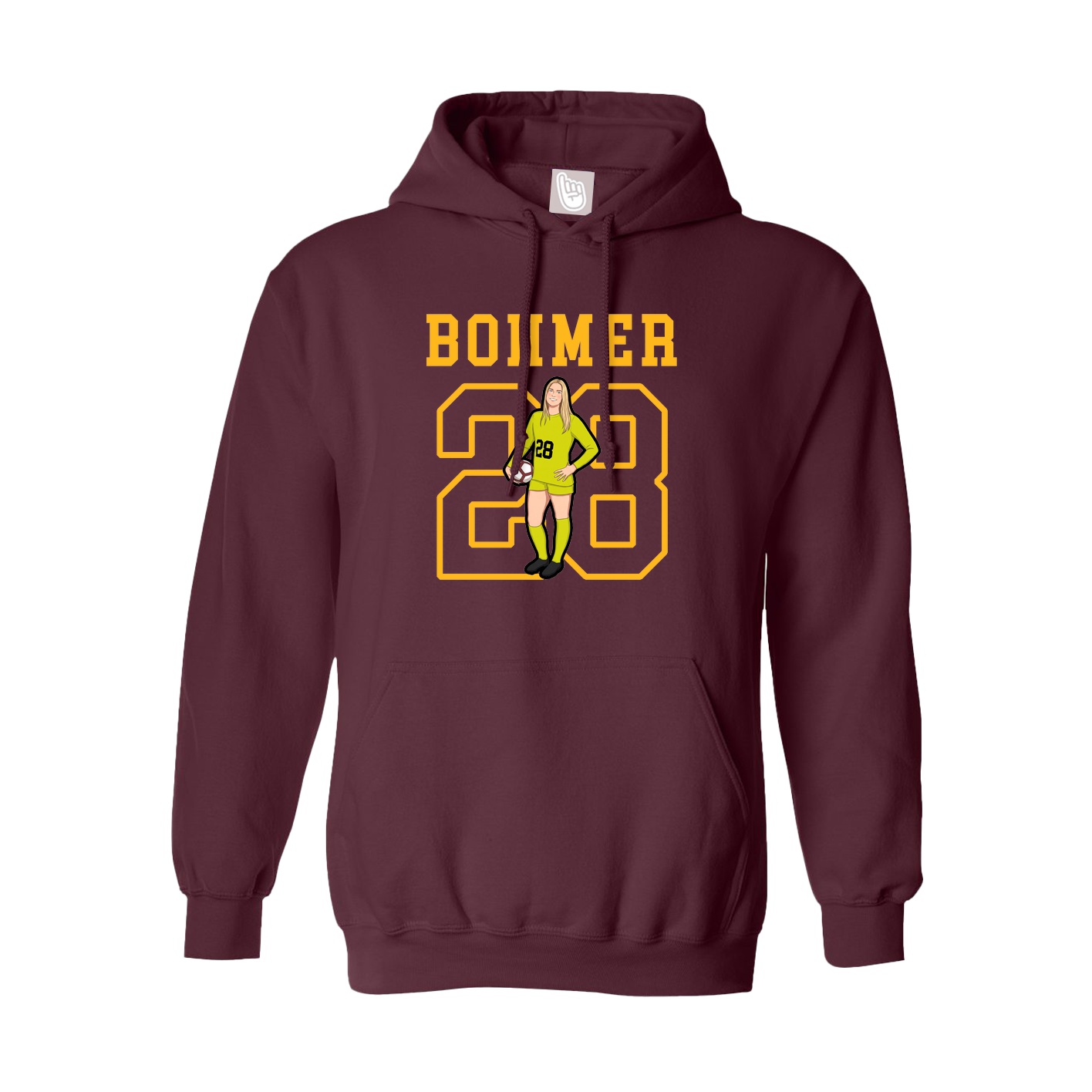 Youth Hoodie — Shirsey in Maroon
