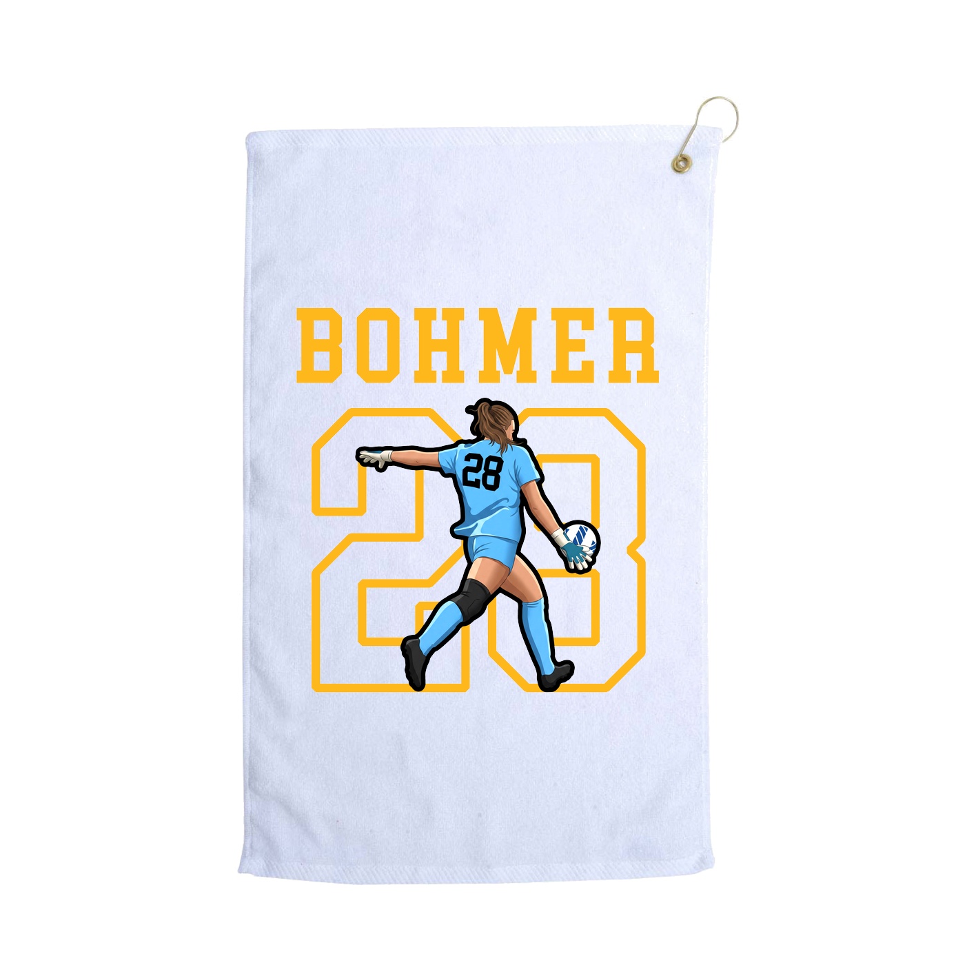 Golf Towel — Shirsey in White