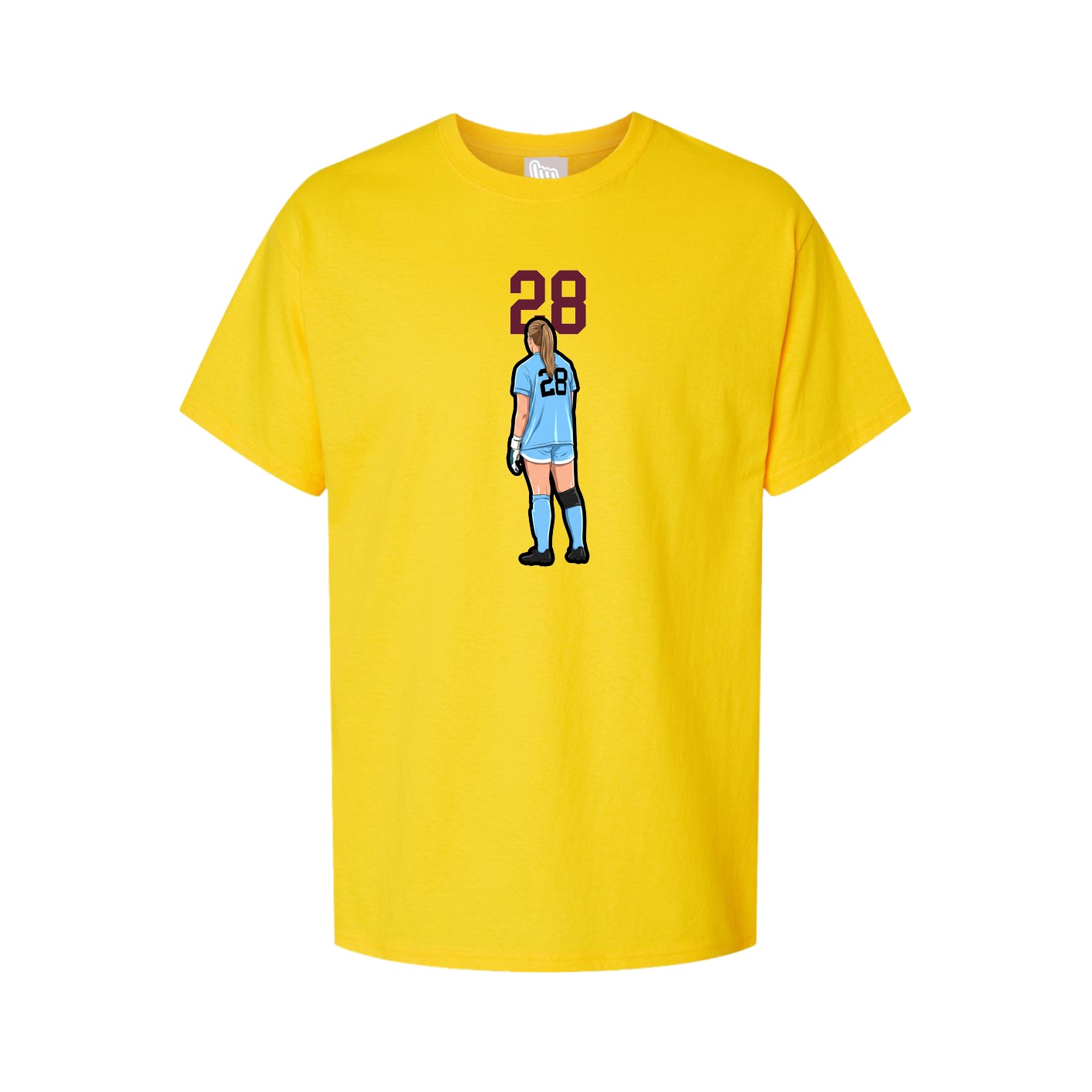 Tee — Number Top in Gold