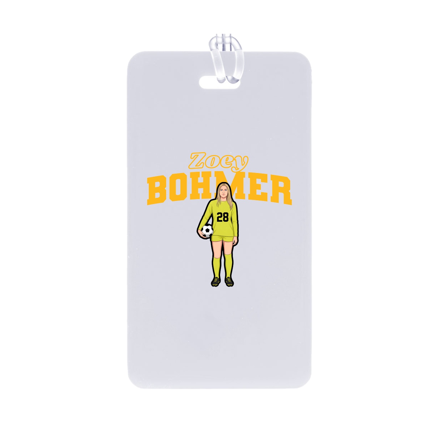 Bag Tag — Name Arch in Classic
