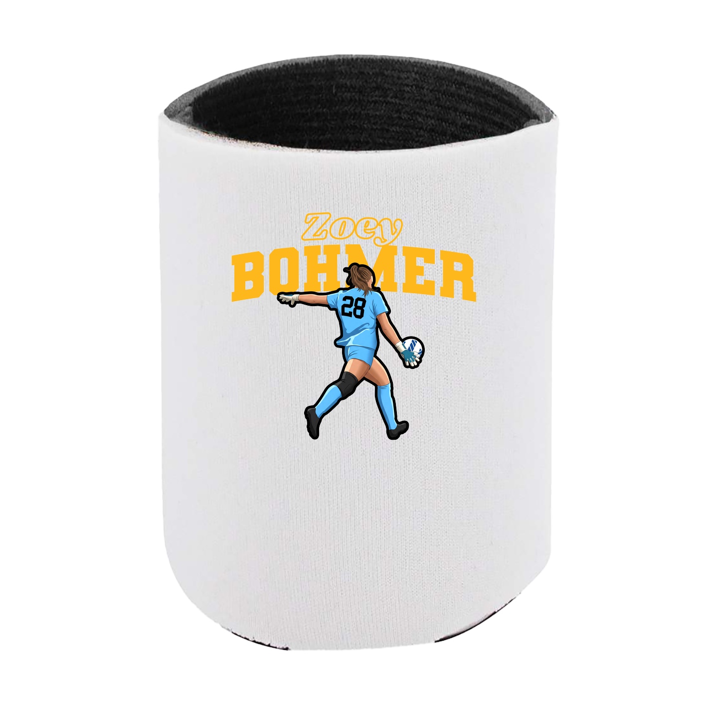 Can Holder — Name Arch in White