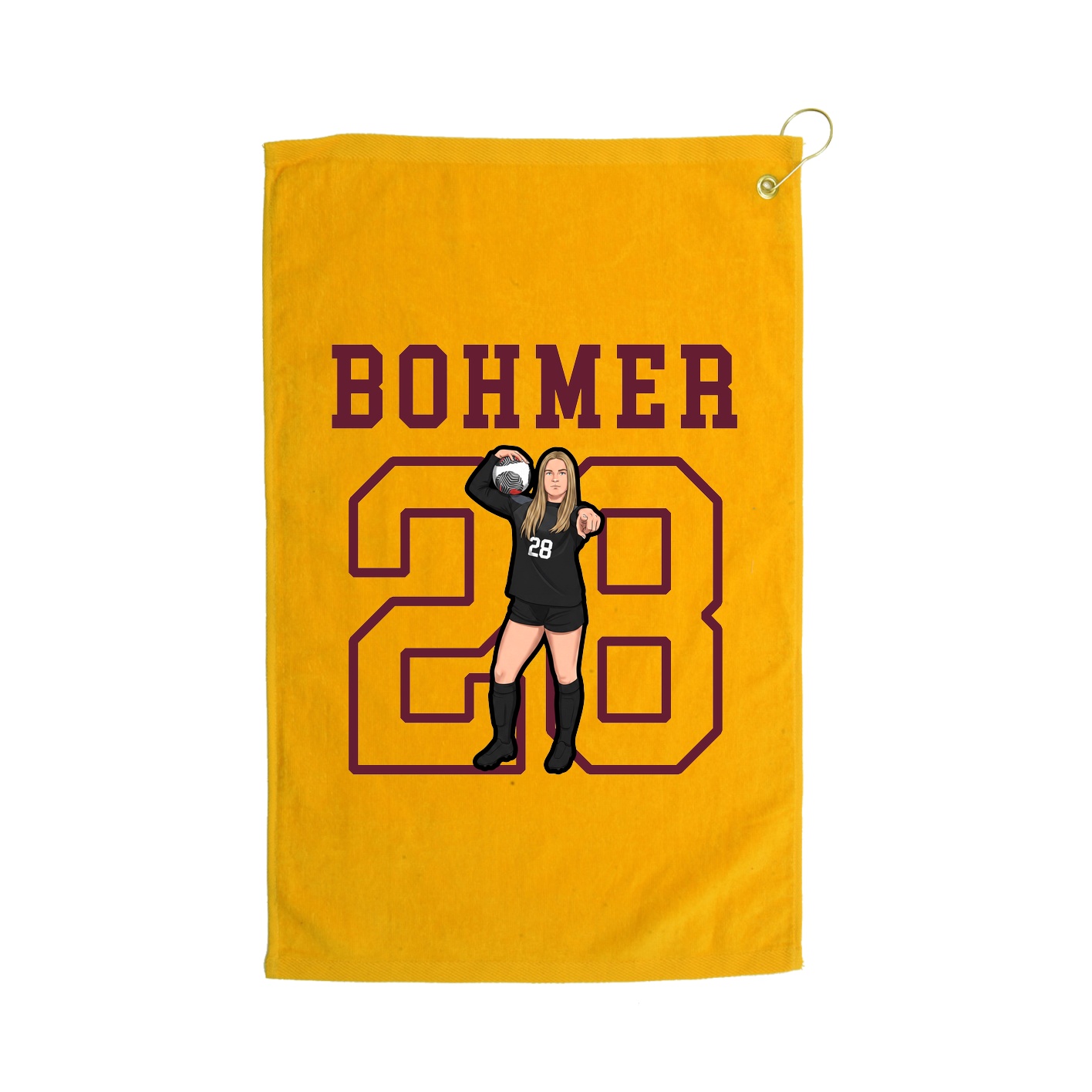 Golf Towel — Shirsey in Gold