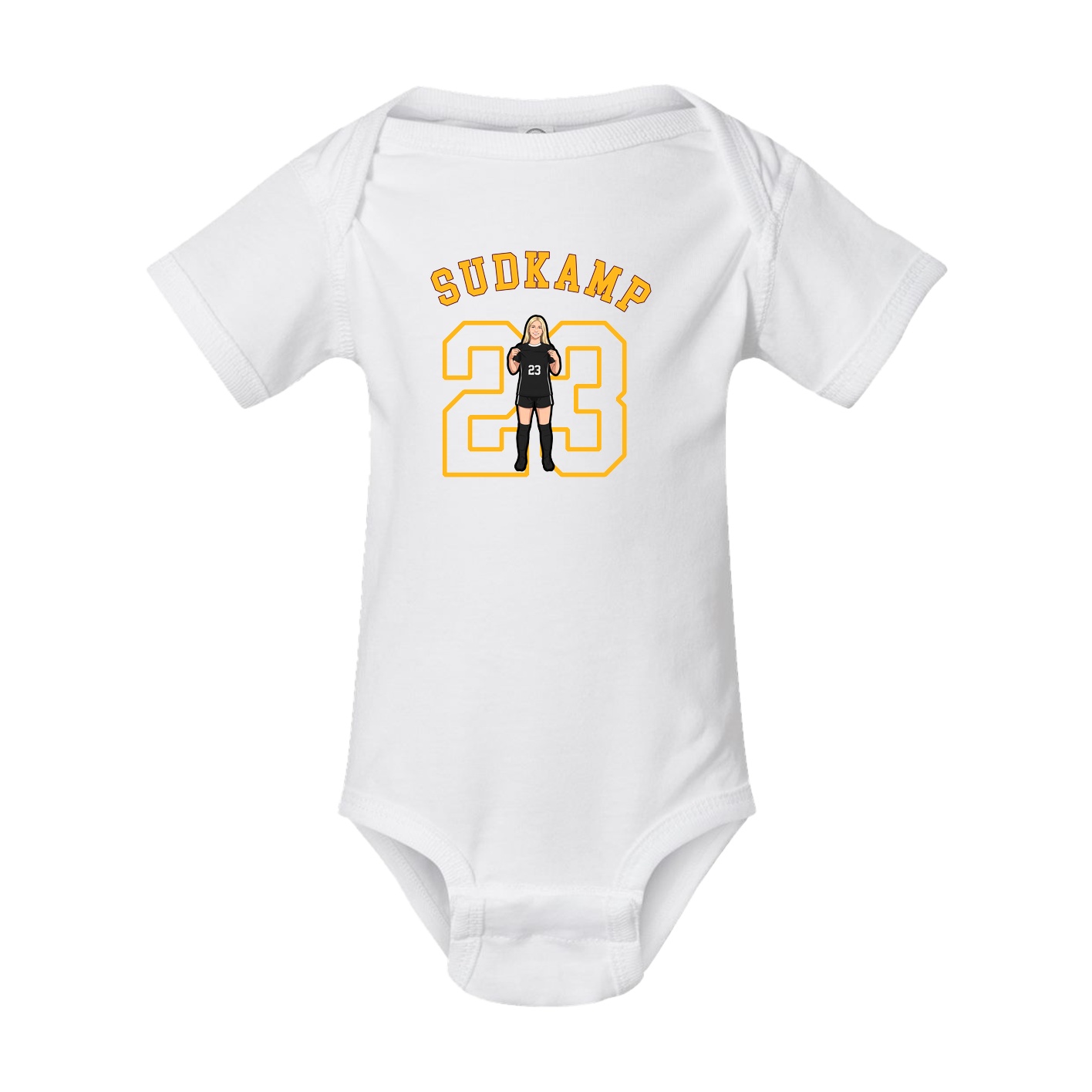 Baby Onesie — Shirsey Arch in White