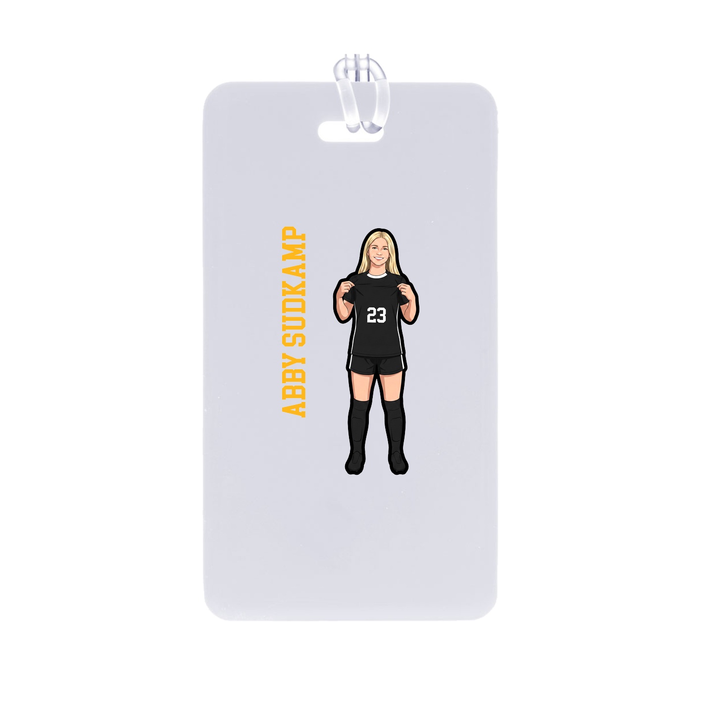 Bag Tag — Name Vertical in Classic
