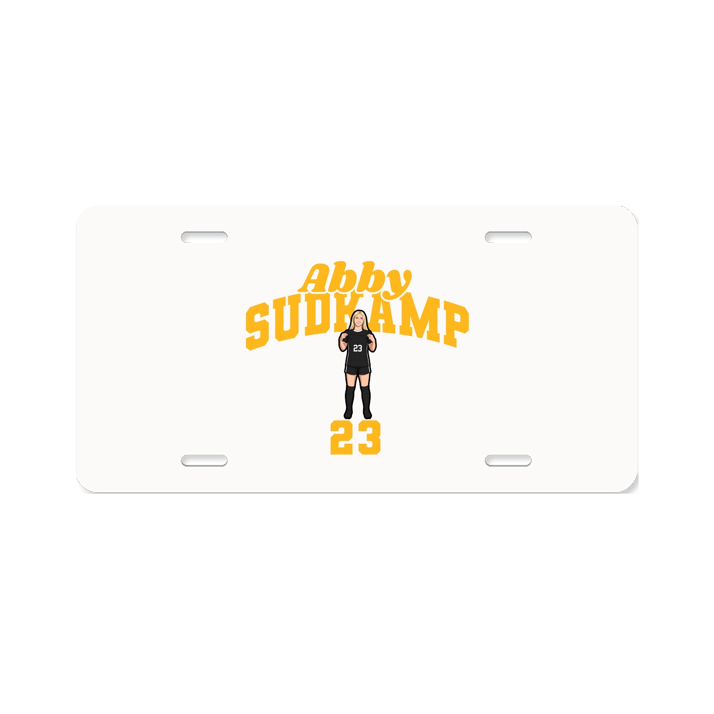 License Plate — Signature Arch in Classic
