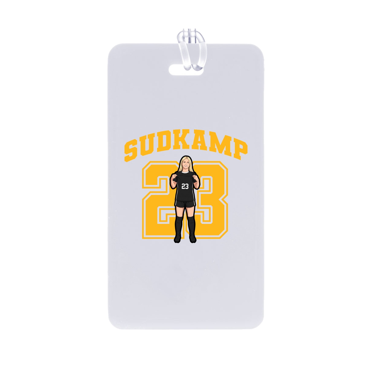 Bag Tag — Number in Classic