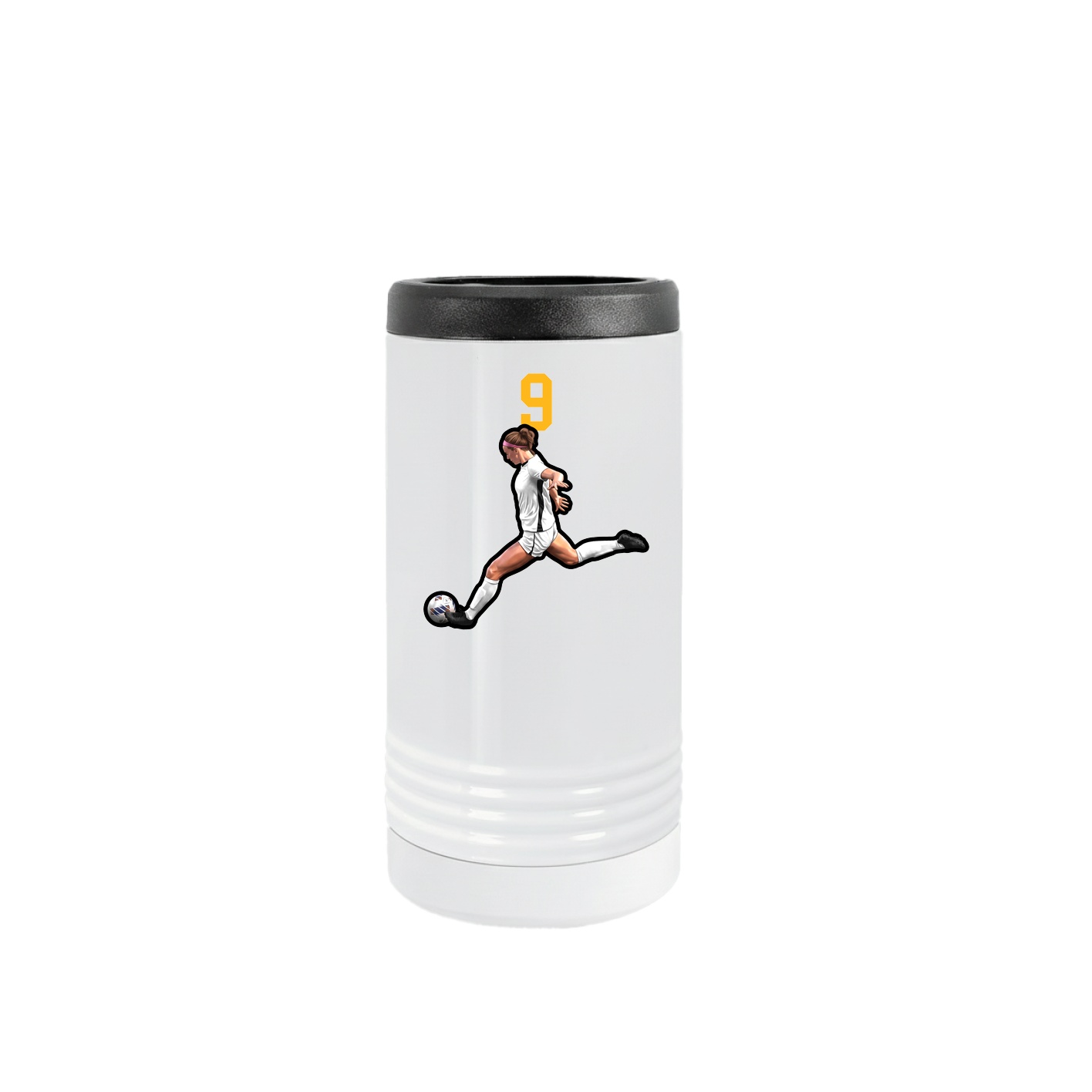 Slim Beverage Holder — Number Top in White