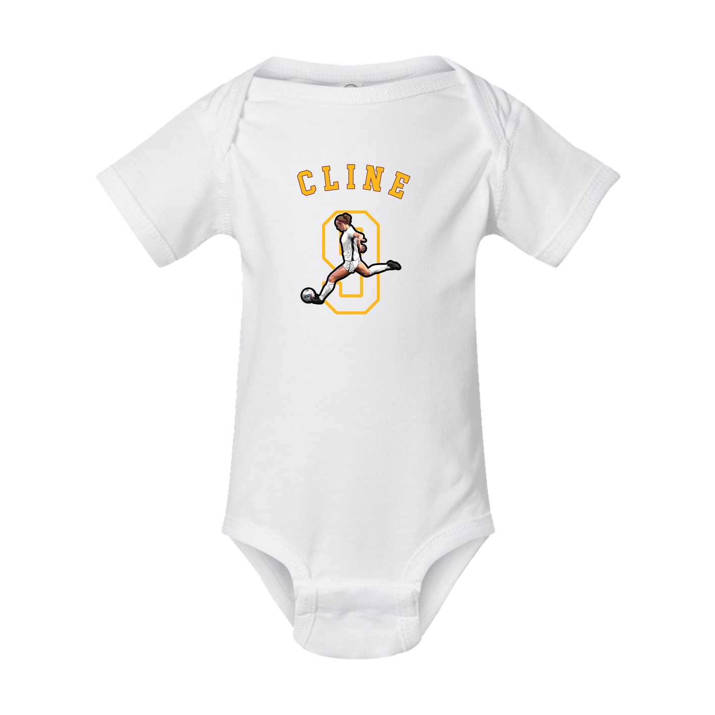 Baby Onesie — Shirsey Arch in White