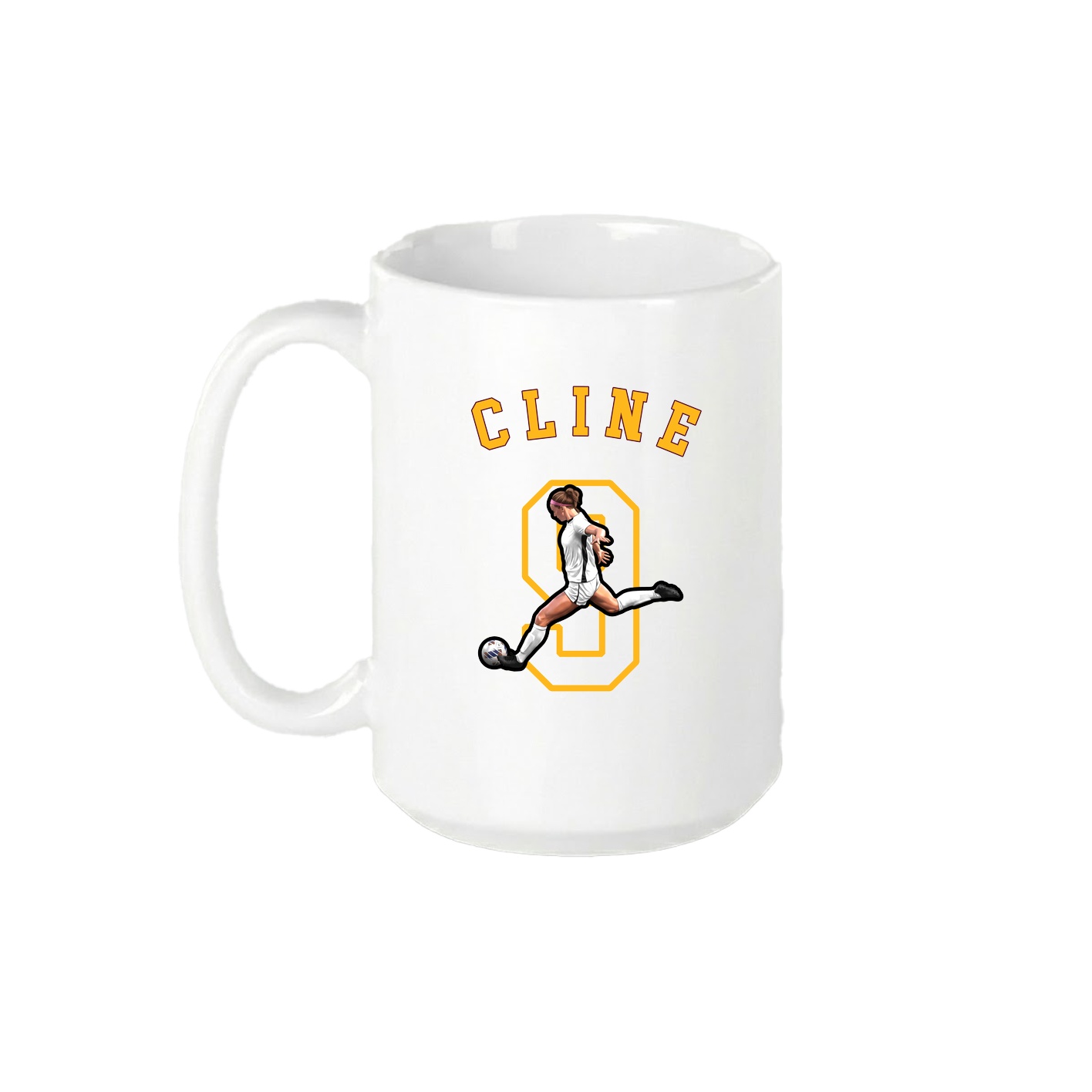 15oz Coffee Mug — Shirsey Arch in White