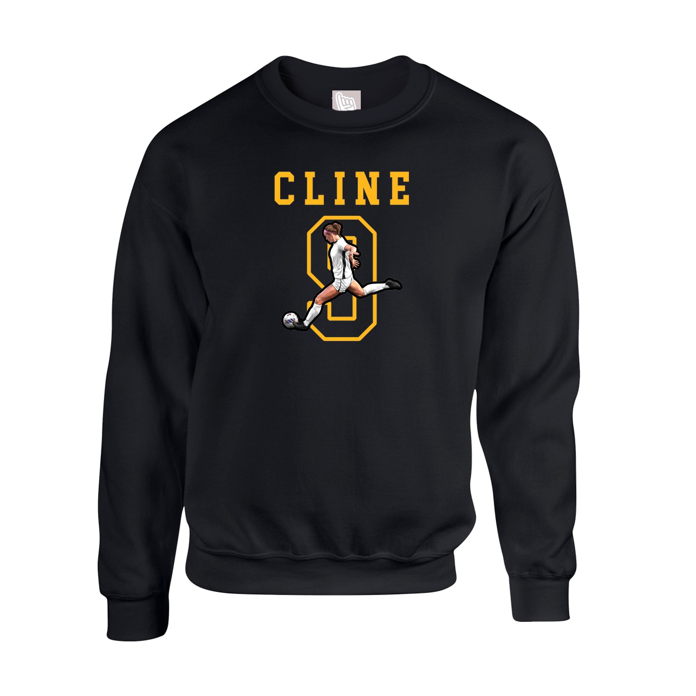Fleece Crew — Shirsey in Black