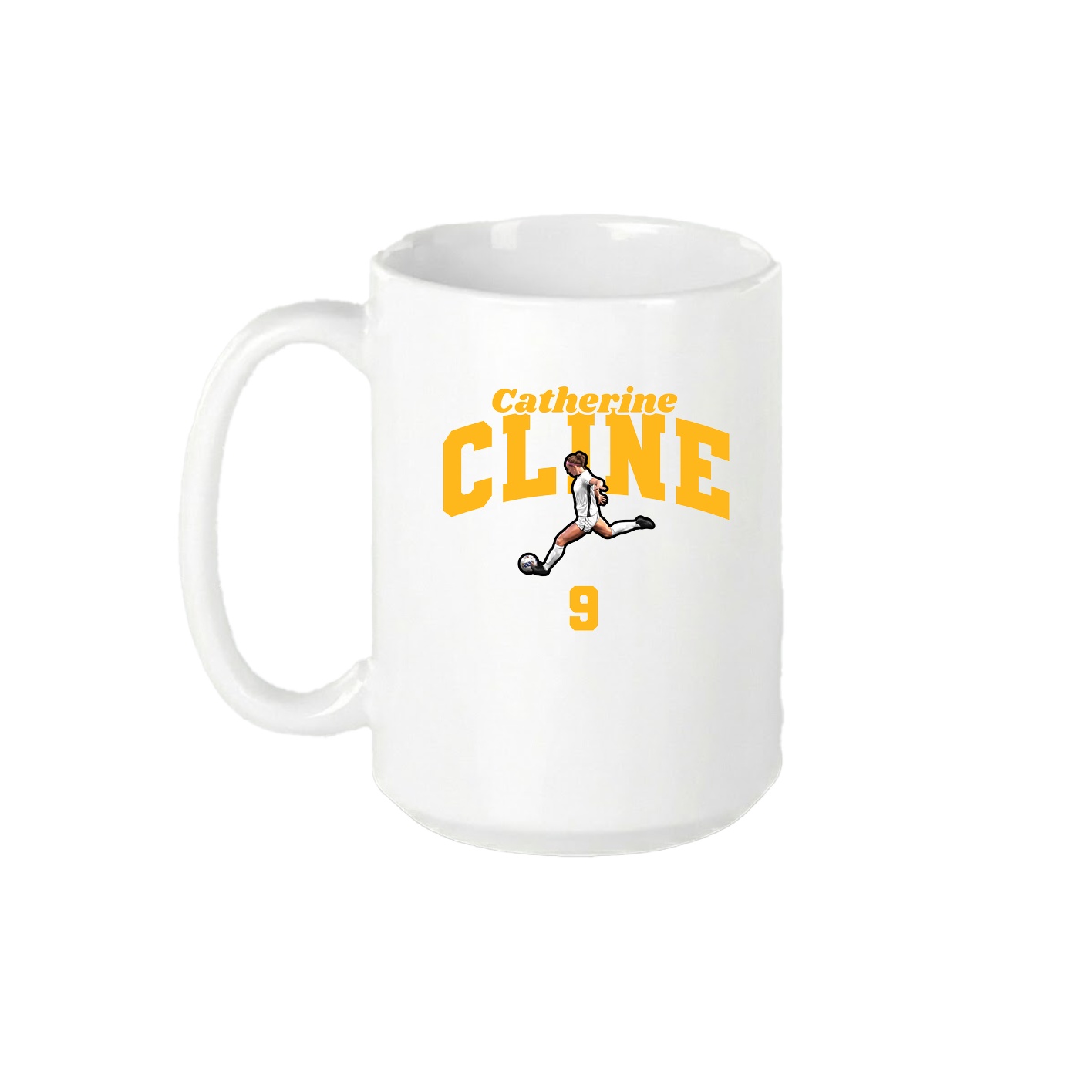 15oz Coffee Mug — Signature Arch in White
