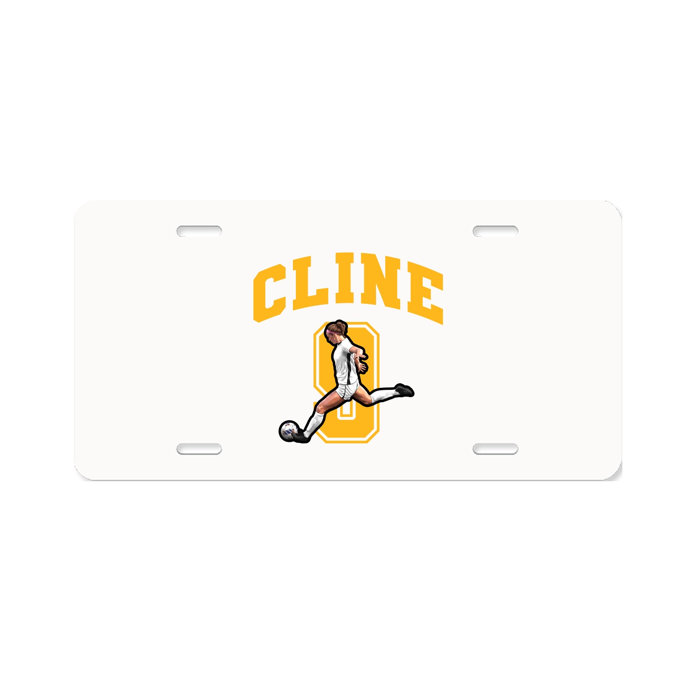 License Plate — Number in Classic