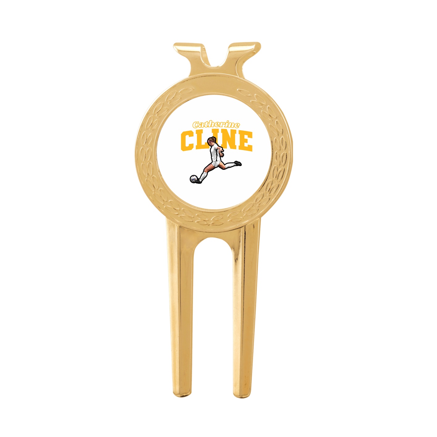 Divot Tool with Ball Marker — Name Arch in Classic