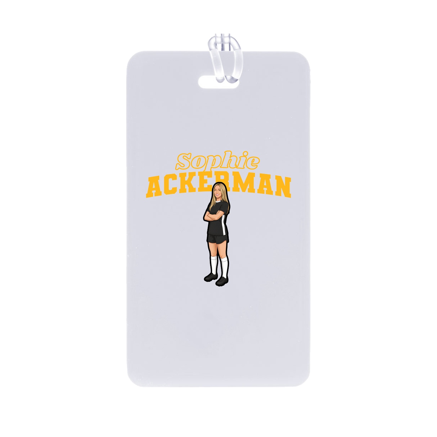 Bag Tag — Name Arch in Classic