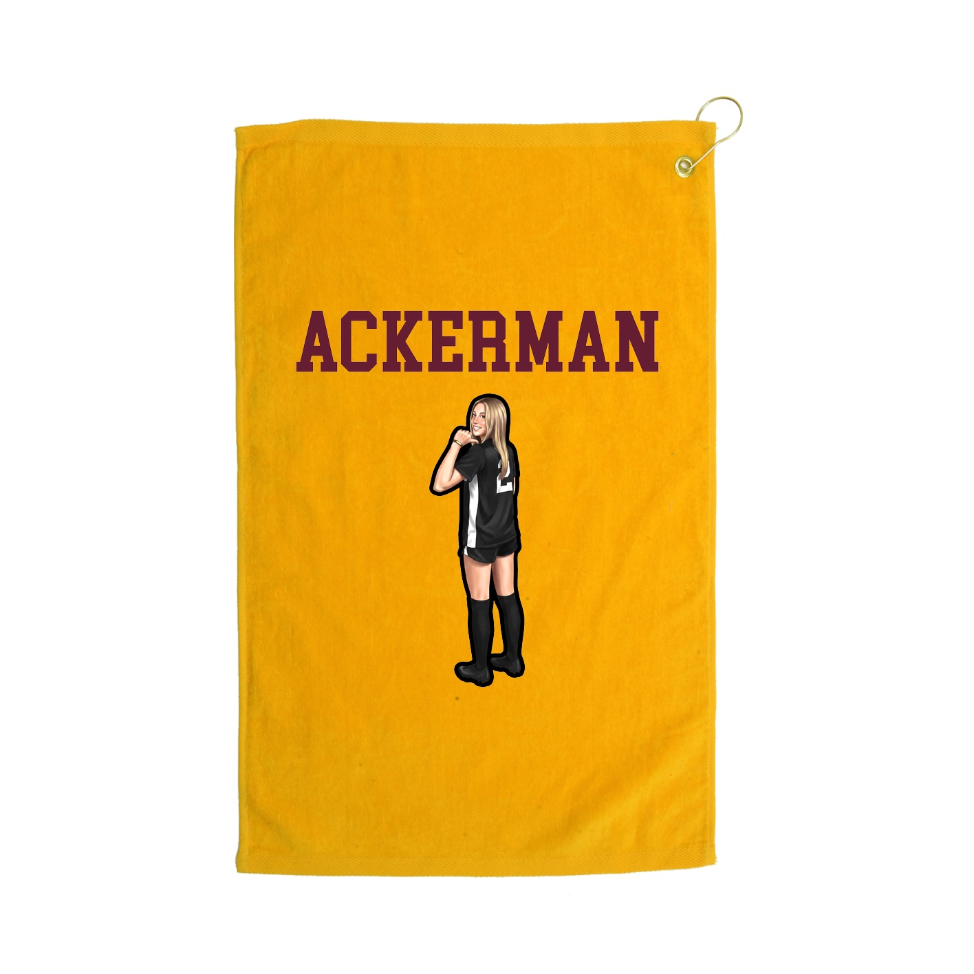 Golf Towel — Shirsey in Gold