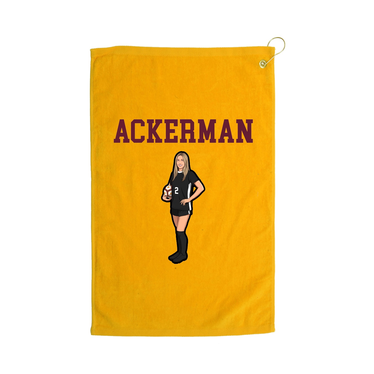 Golf Towel — Shirsey in Gold