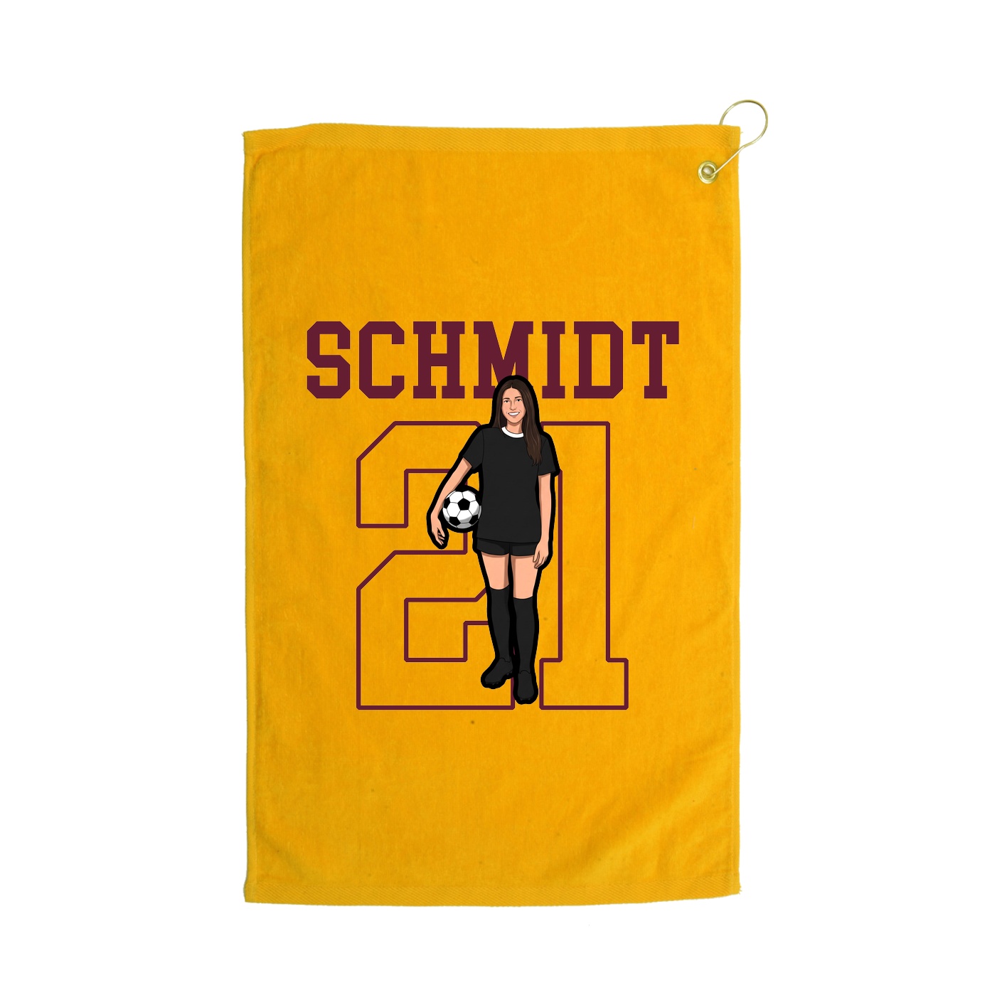 Golf Towel — Shirsey in Gold