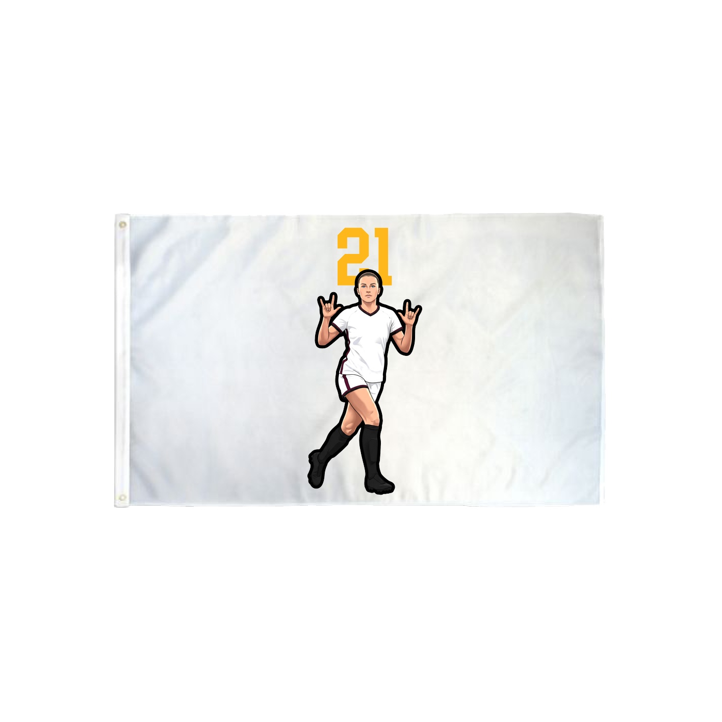 3x5 Flag — Number Top in Classic
